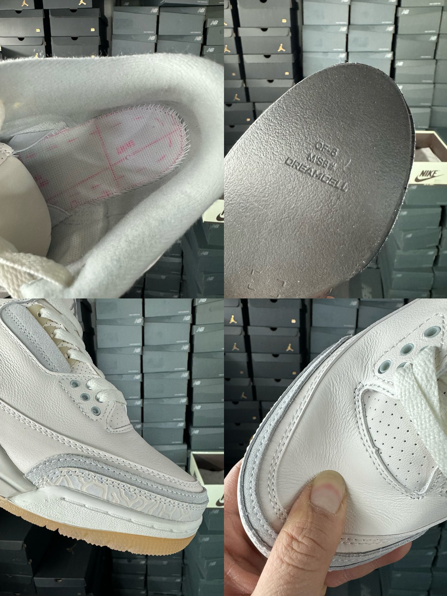 全新X版头层呐帕皮极致高端Air Jordan AJ3 Craft FJ9479-100