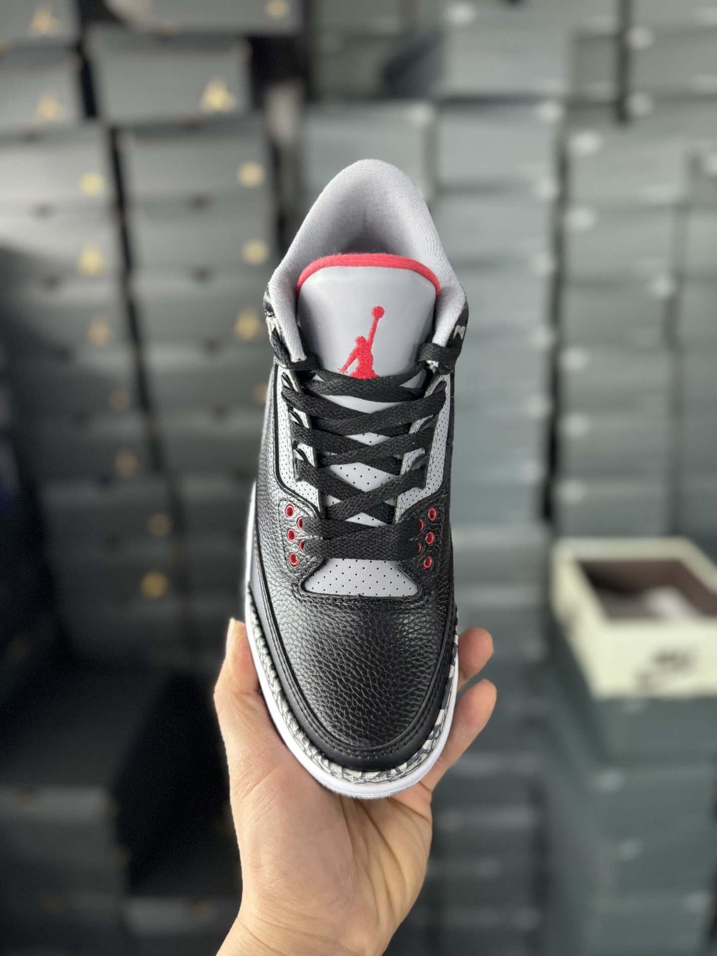 全新X版AJ3系列Air Jordan AJ3 Retro 黑水泥 854262-001