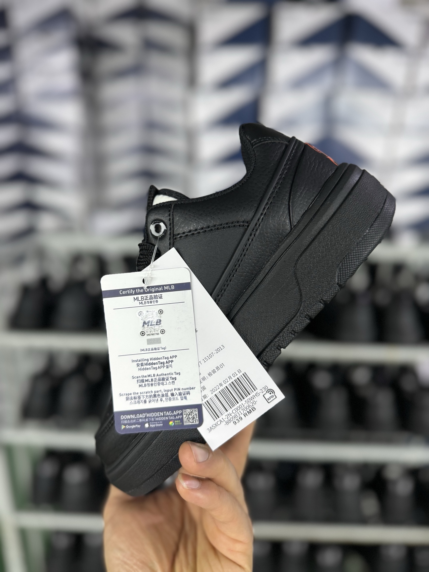 P200 网络爆款 MLB NY印花 中帮 New York Yankees x  MLB Chukky Classic 经典老爹风轻量增高厚底百搭休闲运动慢跑鞋