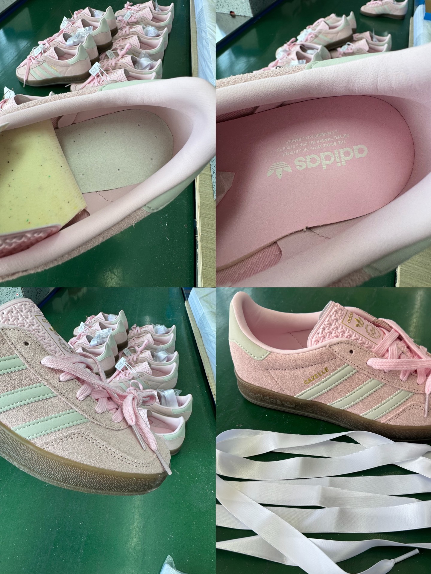 P200CS纯原AD Originals Gazelle Indoor 粉色 三叶草复古休闲运动板鞋 JI2716
