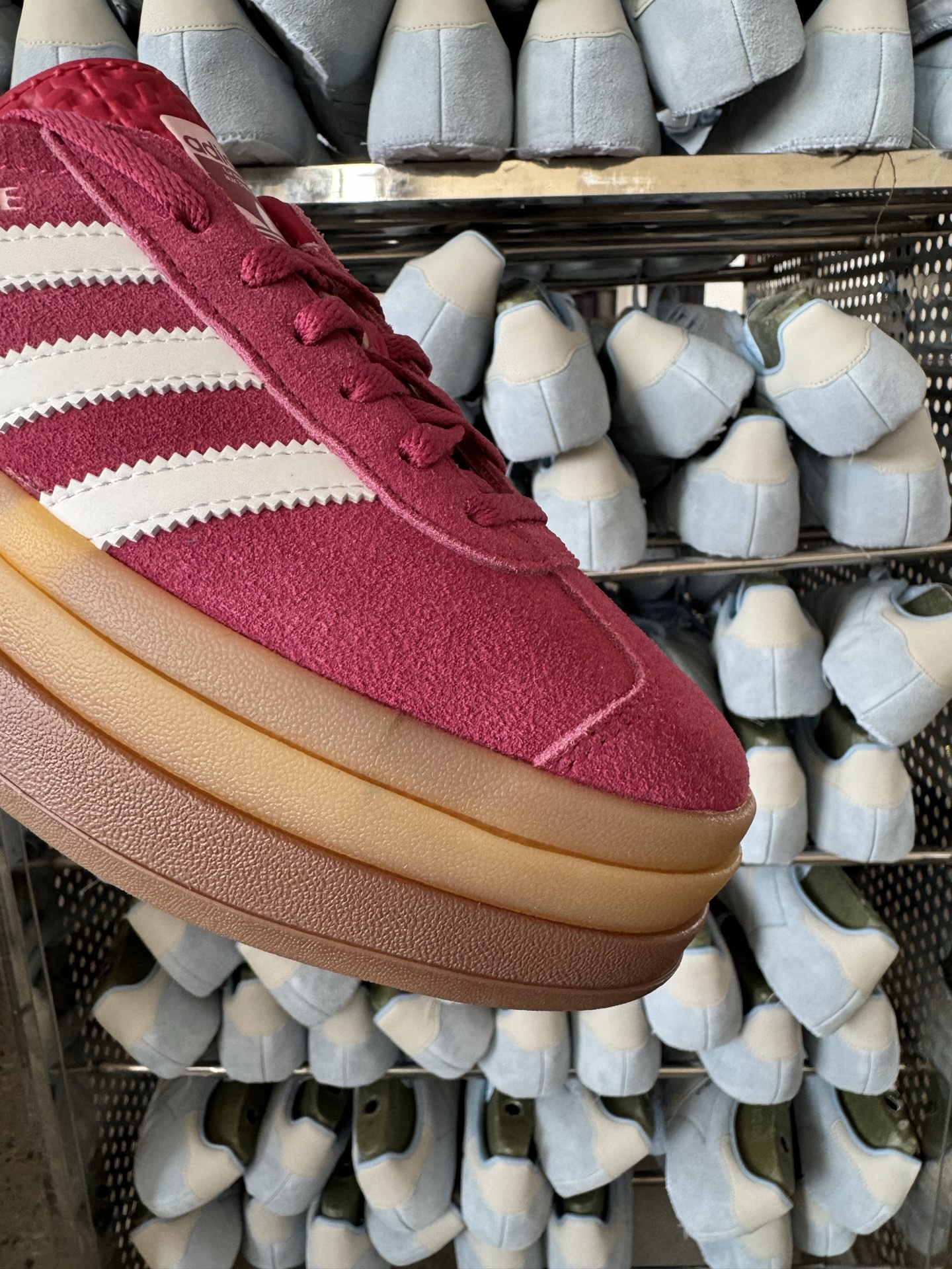 P200CS纯原Ad Originals Gazelle Bold 纯原版本 三叶草厚底休闲防滑耐磨低帮板鞋 ID6997