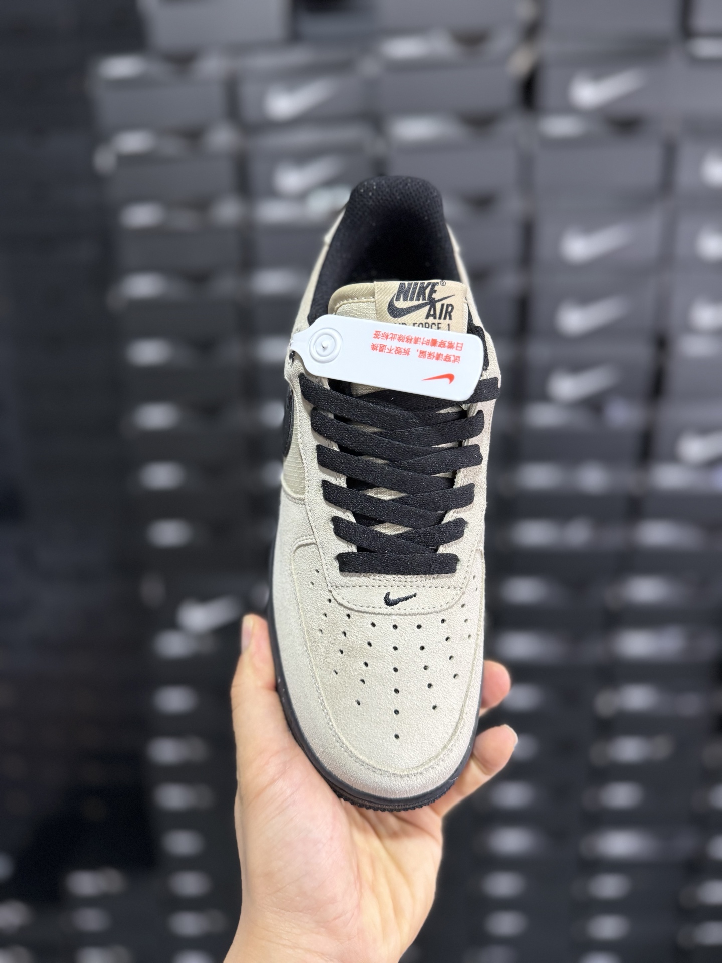 P180 耐克Nike Air Force 1 SK8 Low”Desert Khaki”空军一号低帮经典百搭休闲运动板鞋“翻毛沙卡其黑”HV6526-200