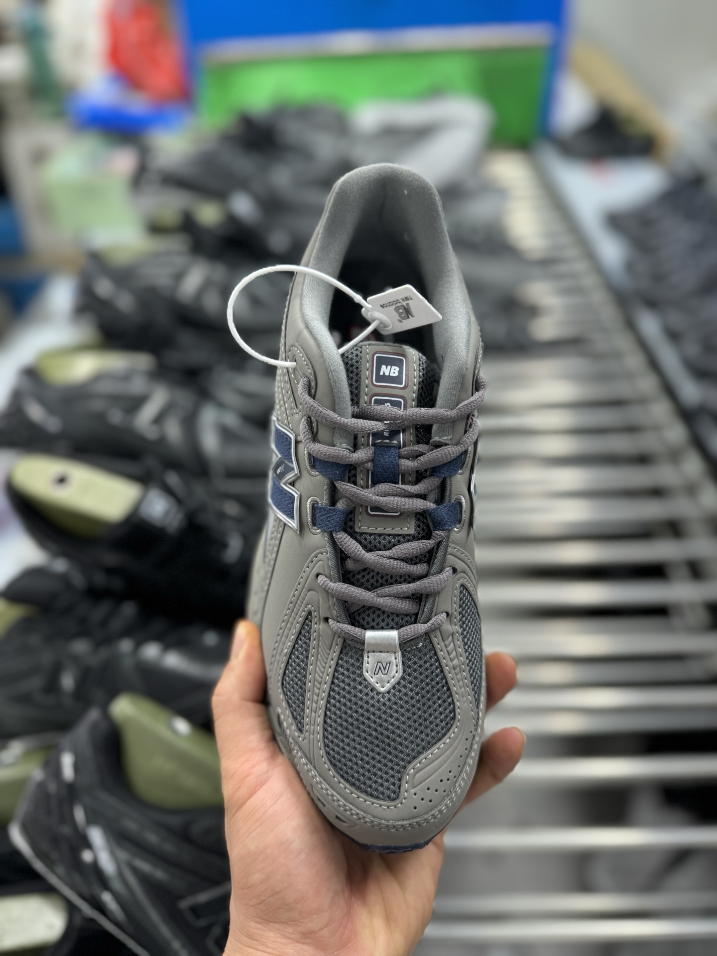 P220New Balance M1906RB 经典灰 NB新百伦潮流复古织物皮革减震防滑耐磨轻便低帮跑步鞋