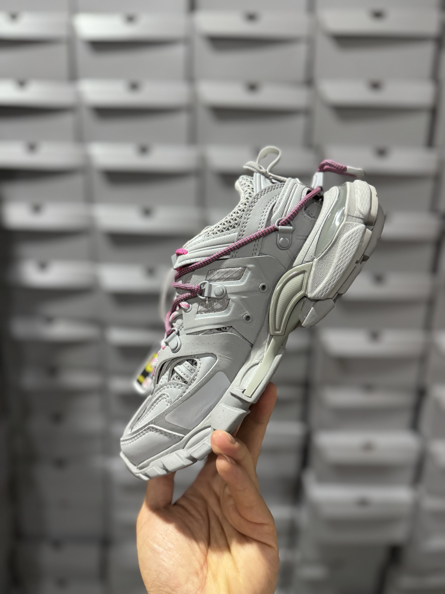 P500 VG版本Balenciaga 巴黎世家3.0低帮老爹鞋 Balenciaga3.0 Track.2 Open Sneaker 巴黎世家3.0 三代户外概念鞋