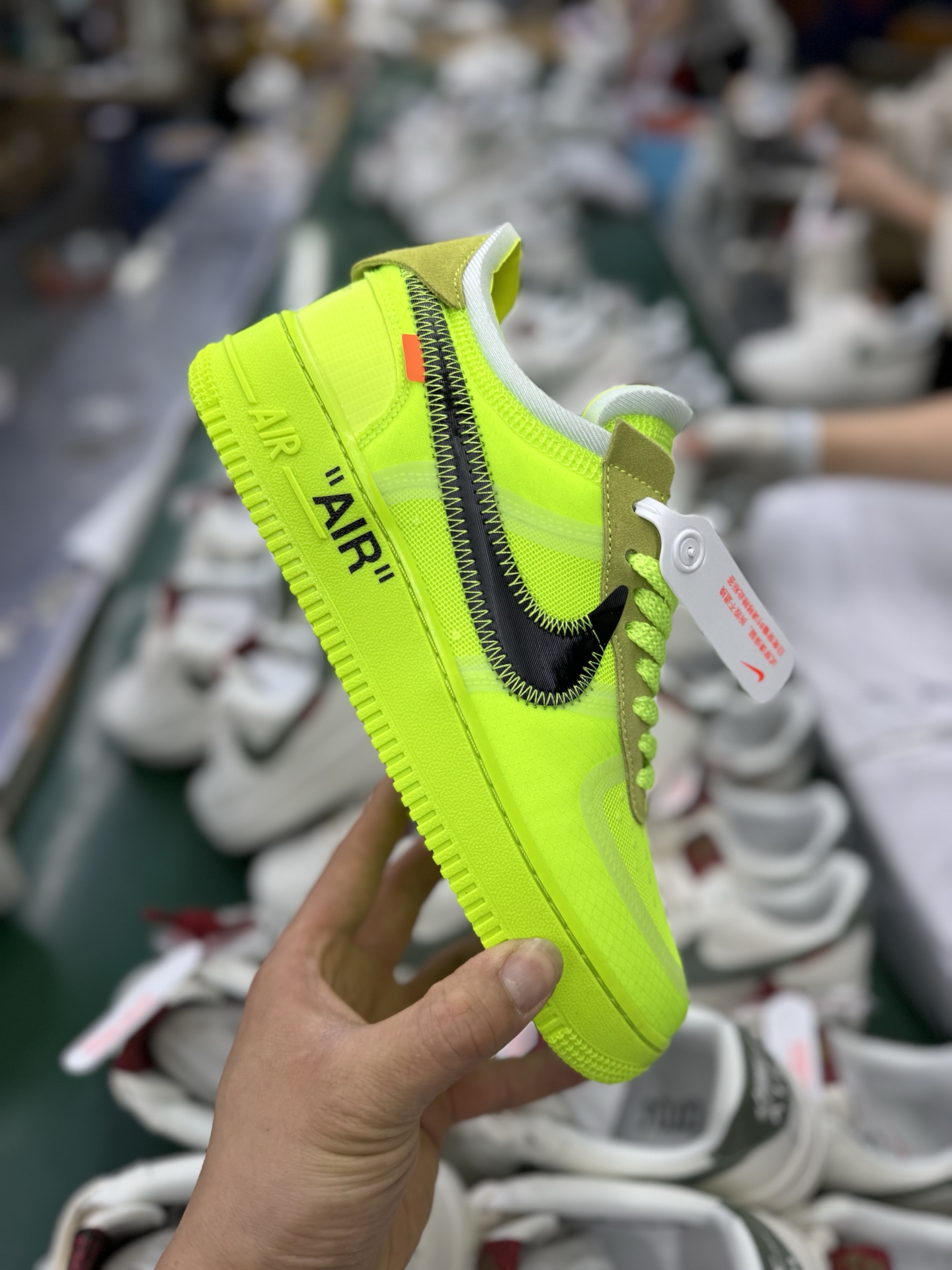 Nike Air Force 1 Low Off-White Volt: Neon Green, Iconic Design