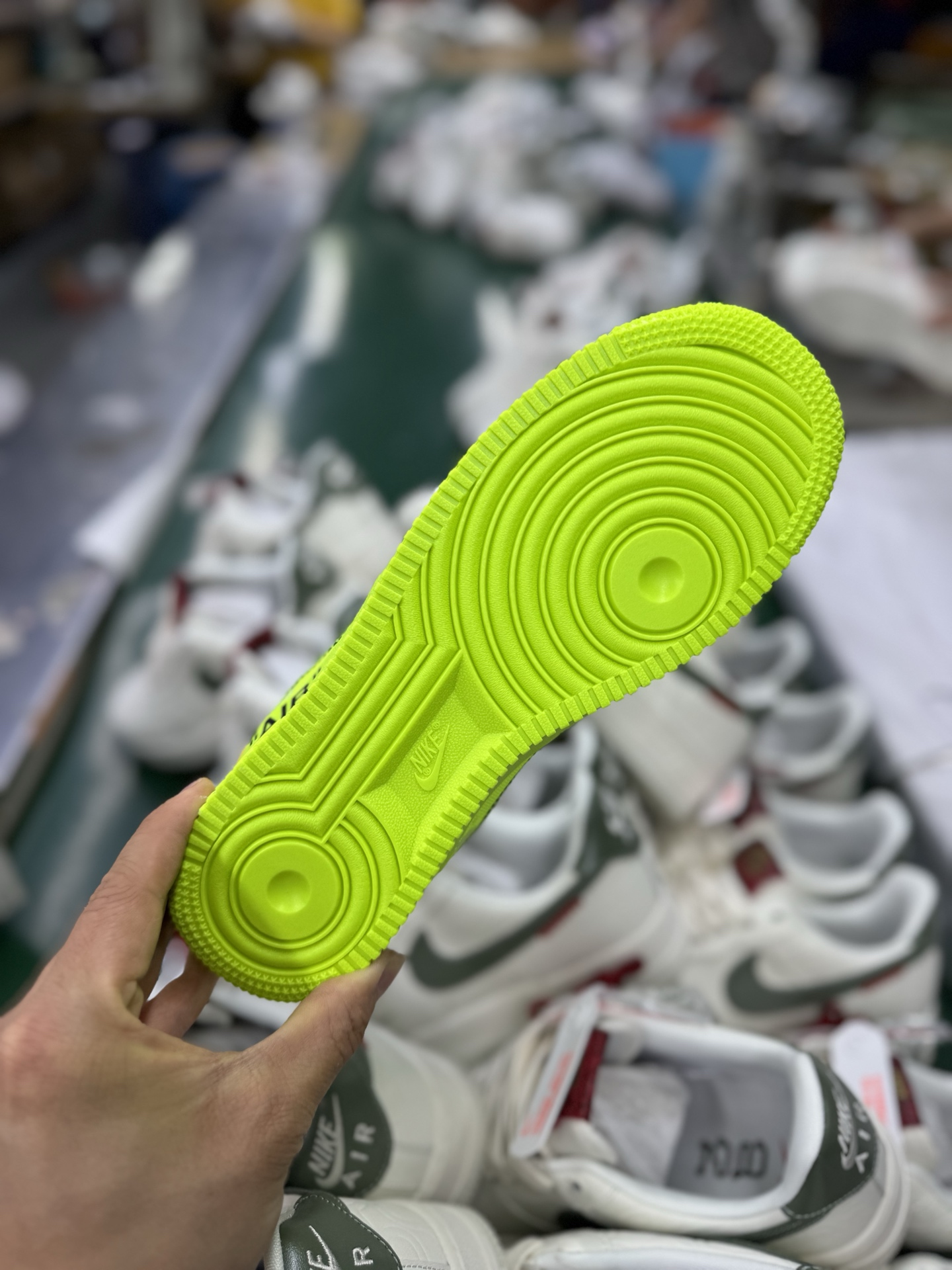 P版Nike Air Force 1 Low 07 x OFF-WHITE Part 2Volt THE THE 荧光绿 AO4606-700