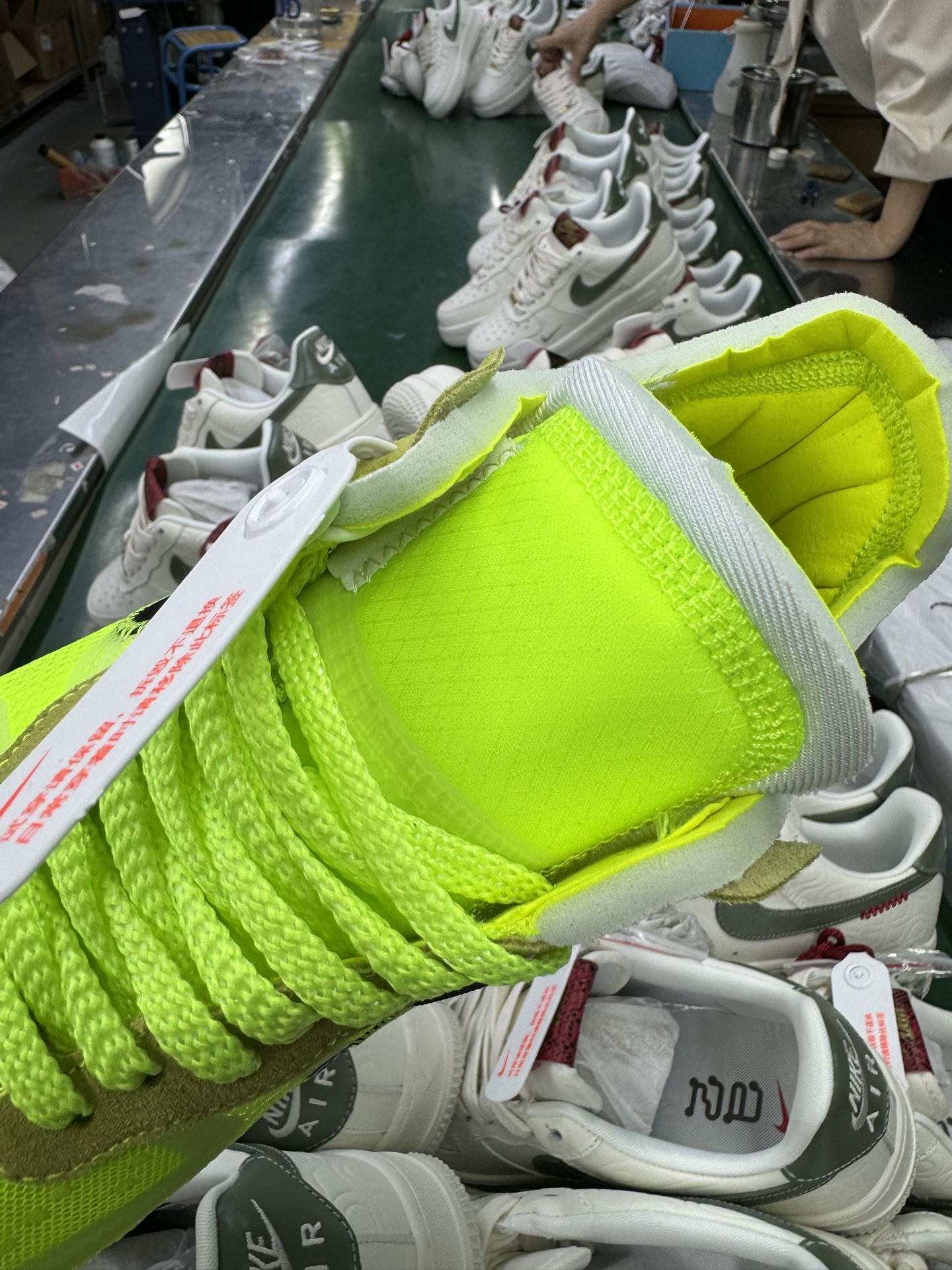 P版Nike Air Force 1 Low 07 x OFF-WHITE Part 2Volt THE THE 荧光绿 AO4606-700