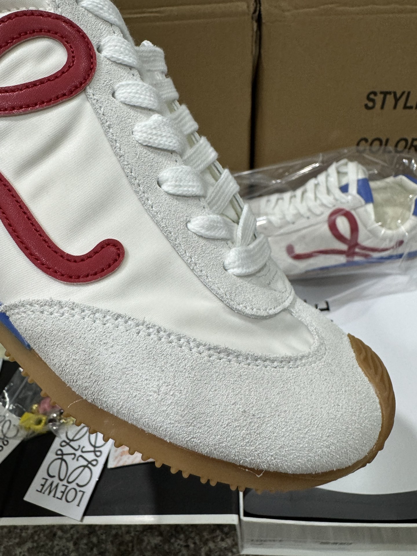 P280CS纯原LOEWE罗意威 Ballet Runner 2.0白蓝红 LLBR282X01-1102