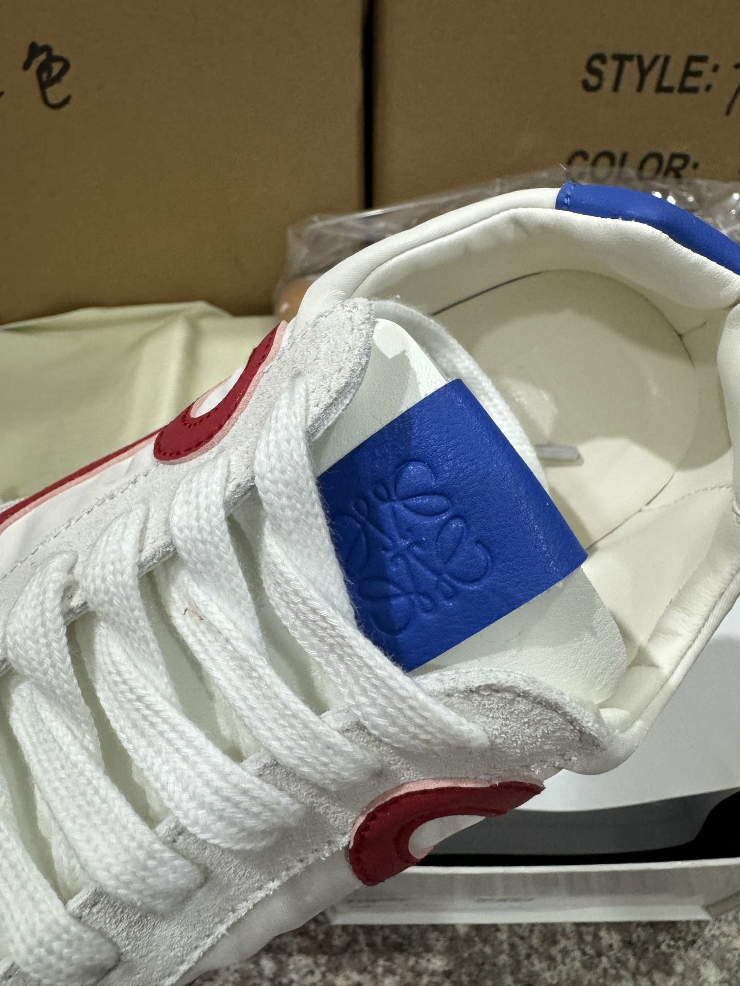 P280CS纯原LOEWE罗意威 Ballet Runner 2.0白蓝红 LLBR282X01-1102