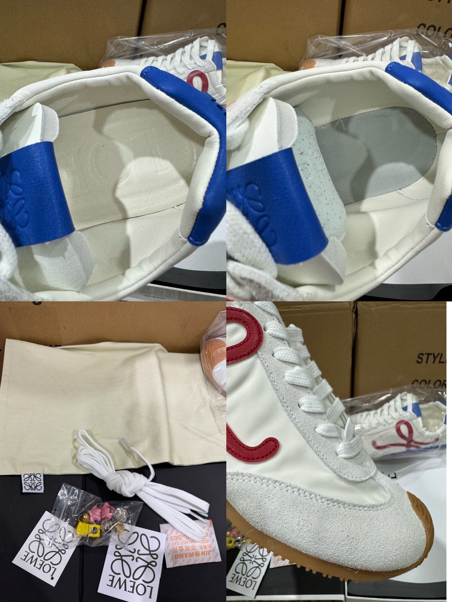 P280CS纯原LOEWE罗意威 Ballet Runner 2.0白蓝红 LLBR282X01-1102