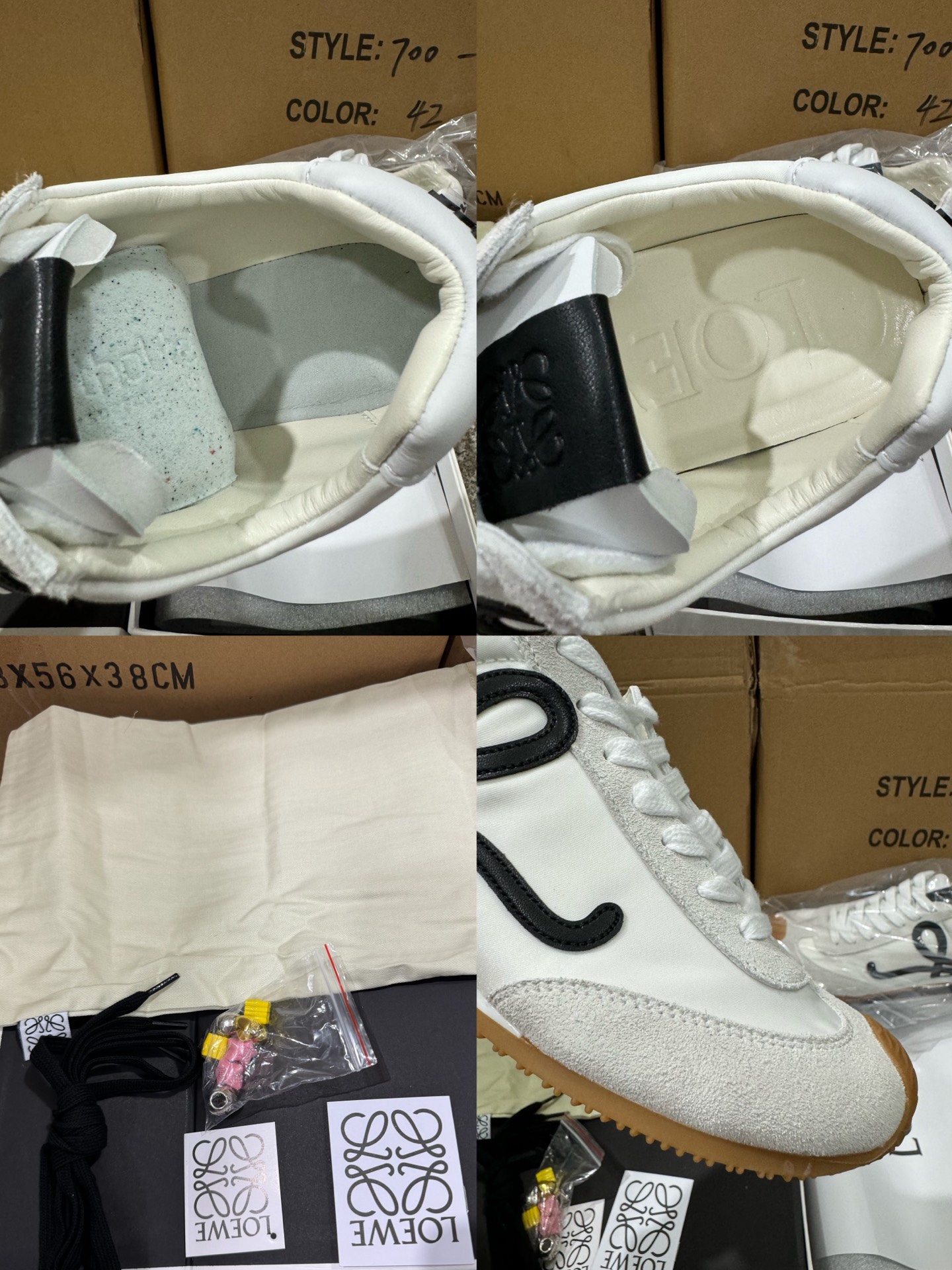 P280CS纯原LOEWE罗意威 Ballet Runner 2.0白黑