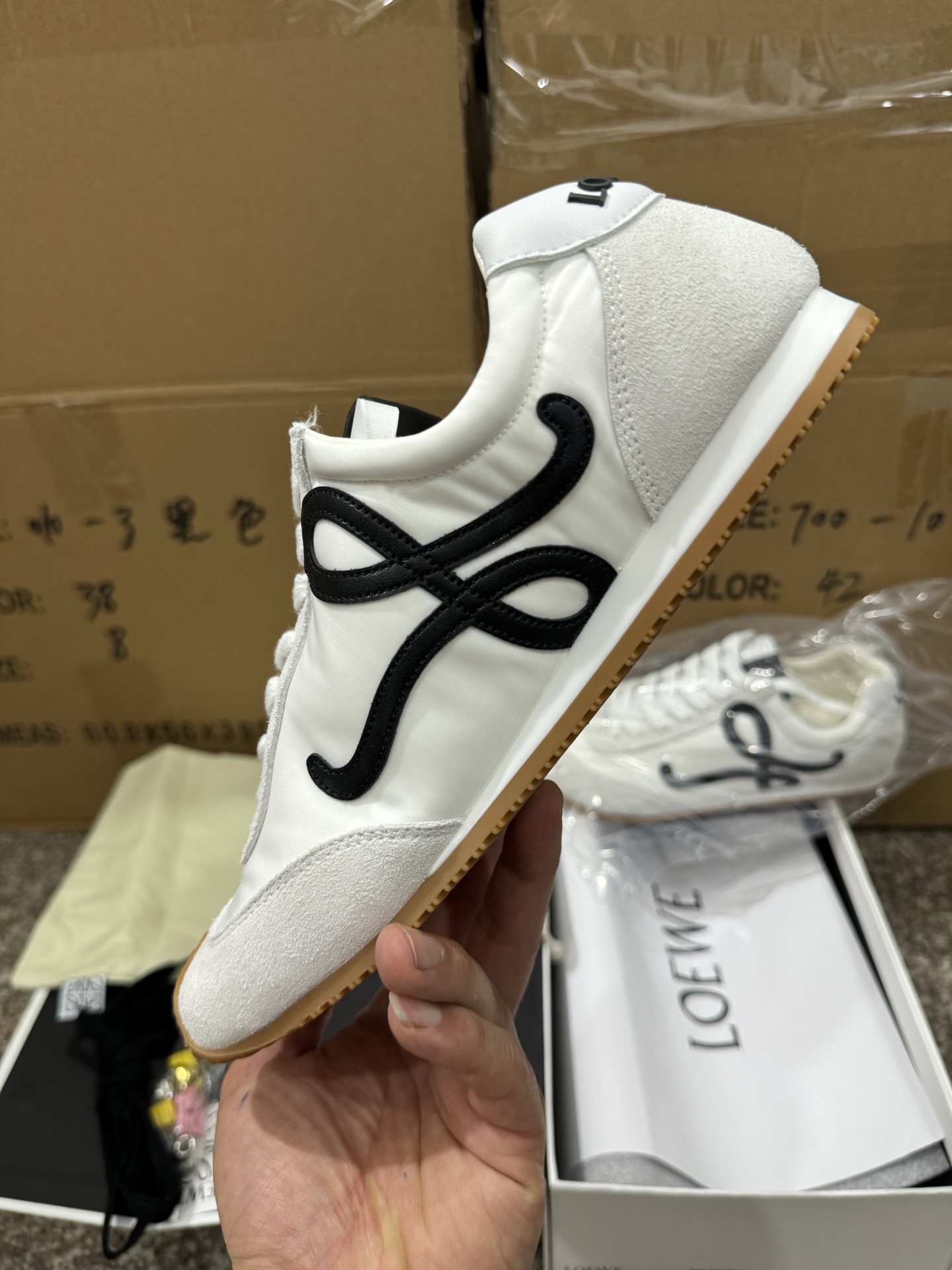 P280CS纯原LOEWE罗意威 Ballet Runner 2.0白黑