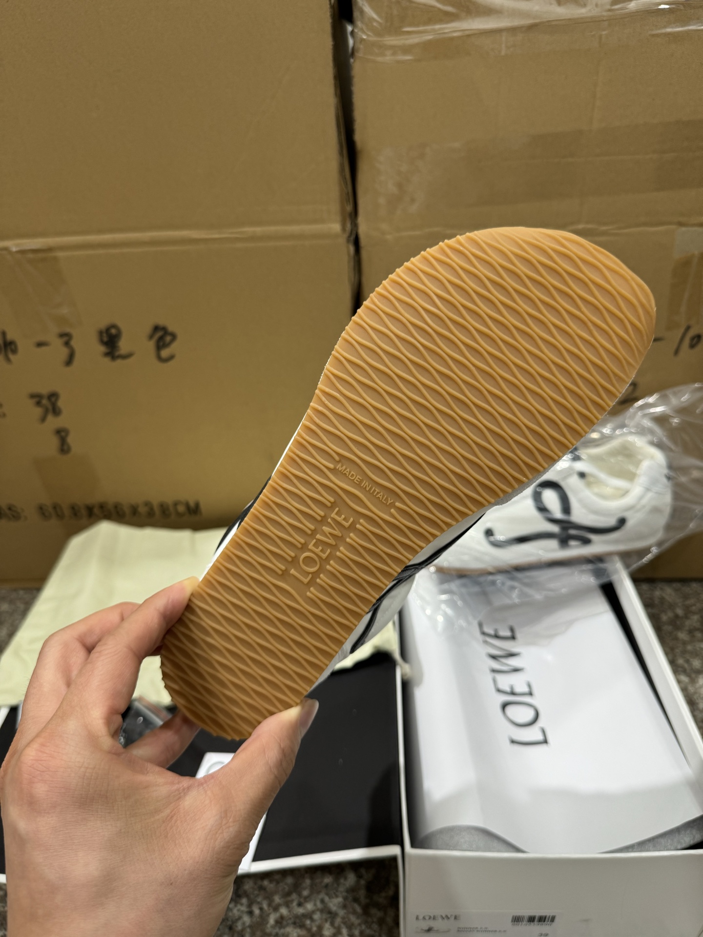 P280CS纯原LOEWE罗意威 Ballet Runner 2.0白黑