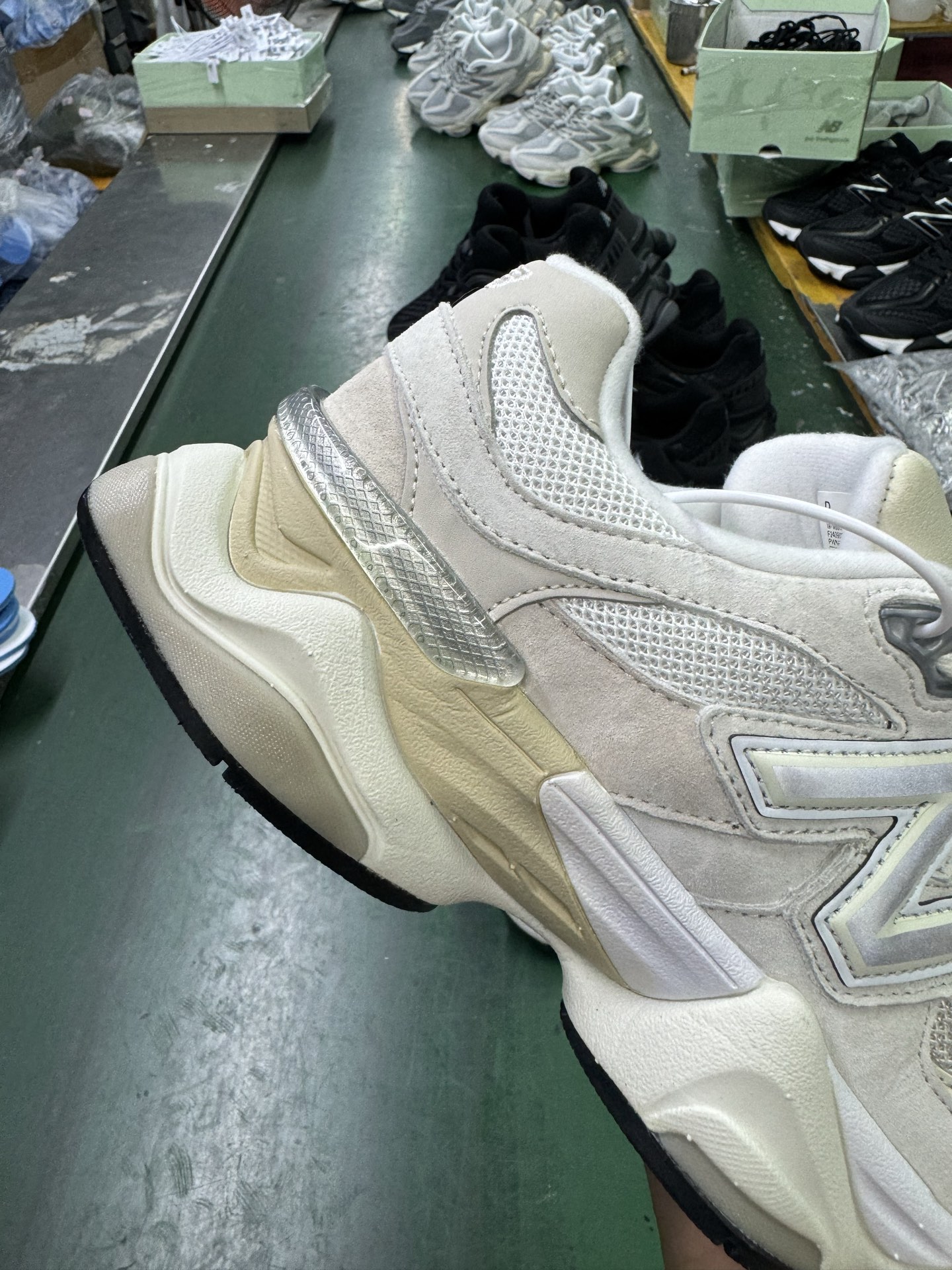 0纯原 Joe Freshgoods x New Balance NB9060 联名款 复古休闲运动慢跑鞋 U9060WHT