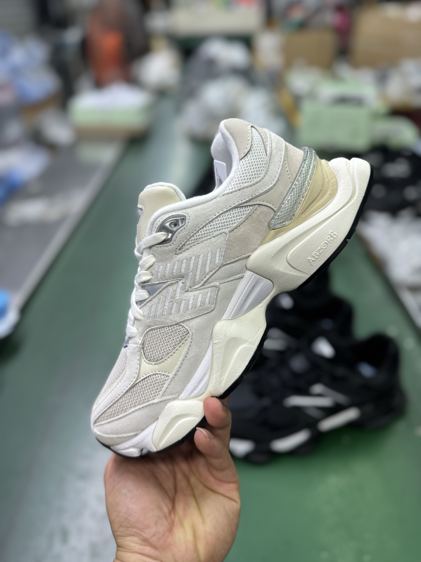 0纯原 Joe Freshgoods x New Balance NB9060 联名款 复古休闲运动慢跑鞋 U9060WHT