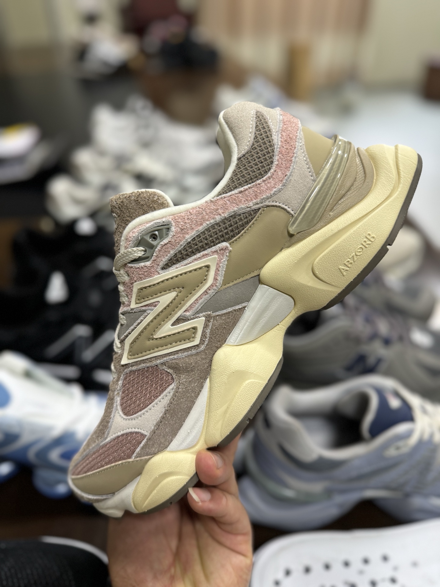 P240纯原 Joe Freshgoods x New Balance NB9060 联名款 复古休闲运动慢跑鞋 U9060NTB