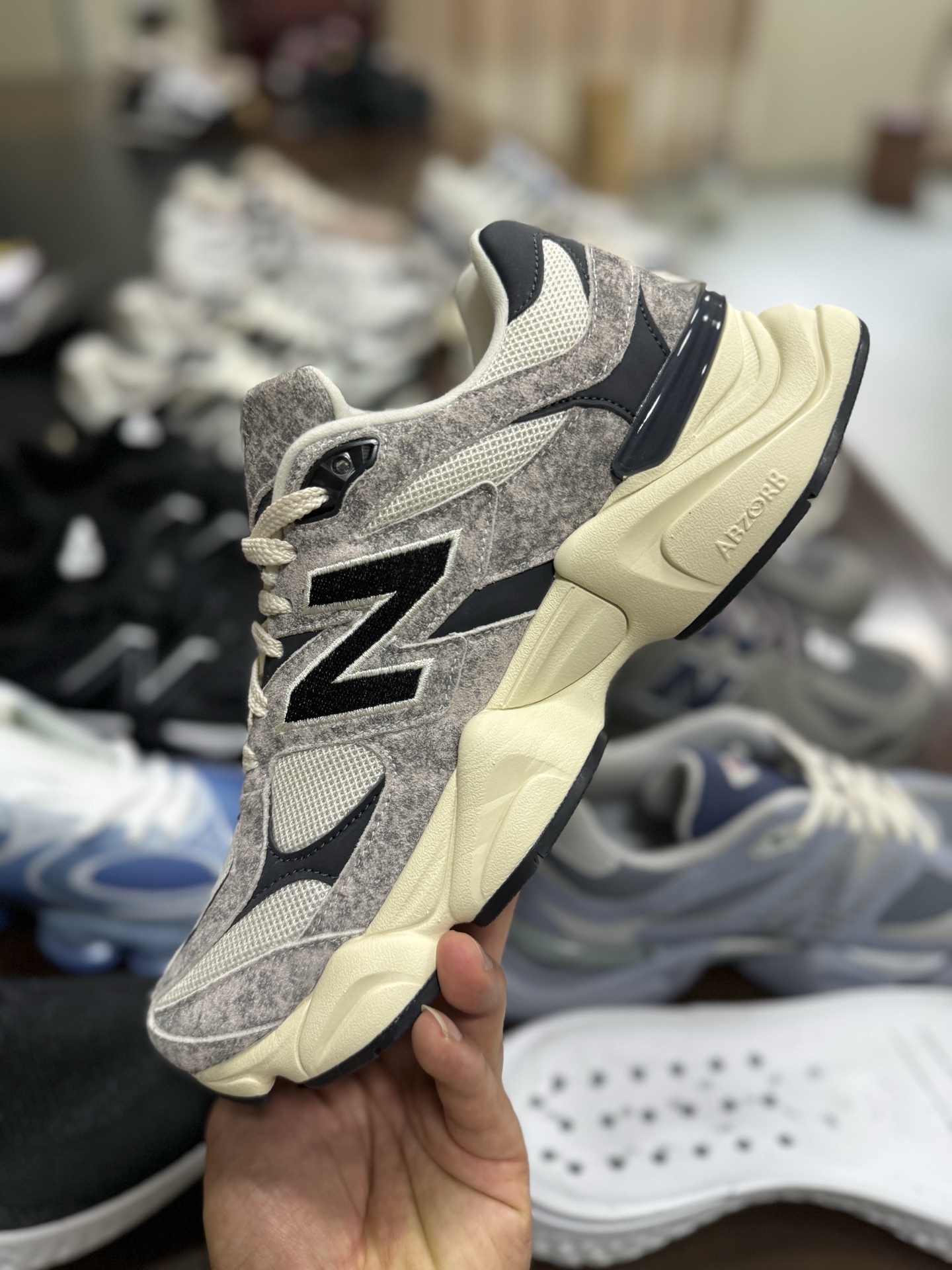 纯原 Joe Freshgoods x New Balance NB9060 联名款 复古休闲运动慢跑鞋 U9060SNA