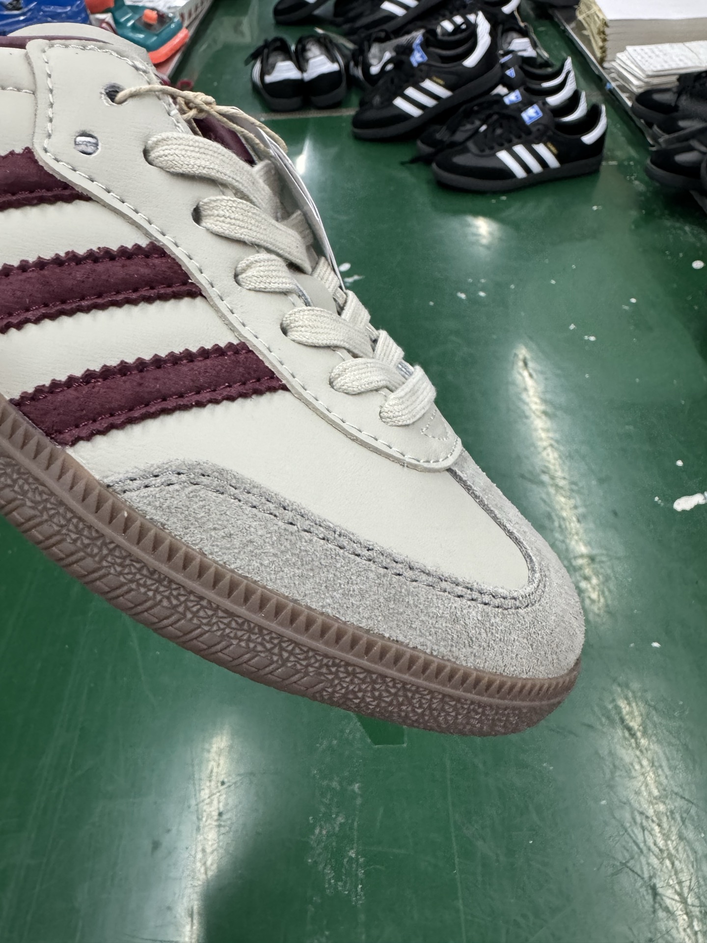 Adidas Original Samba OG Beige Burgundy: Retro Style, Lightweight Comfort Shoes 9 i1748248663459 9764 0 8