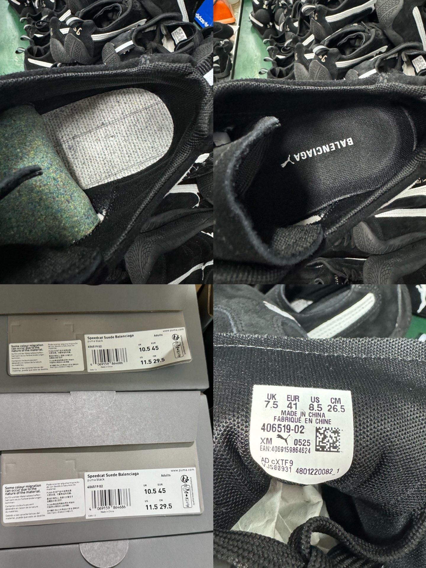 P200B版巴黎联名The Open Product x Puma Speedcat 极速赛车系列彪马低帮生活休闲鞋 406519-02