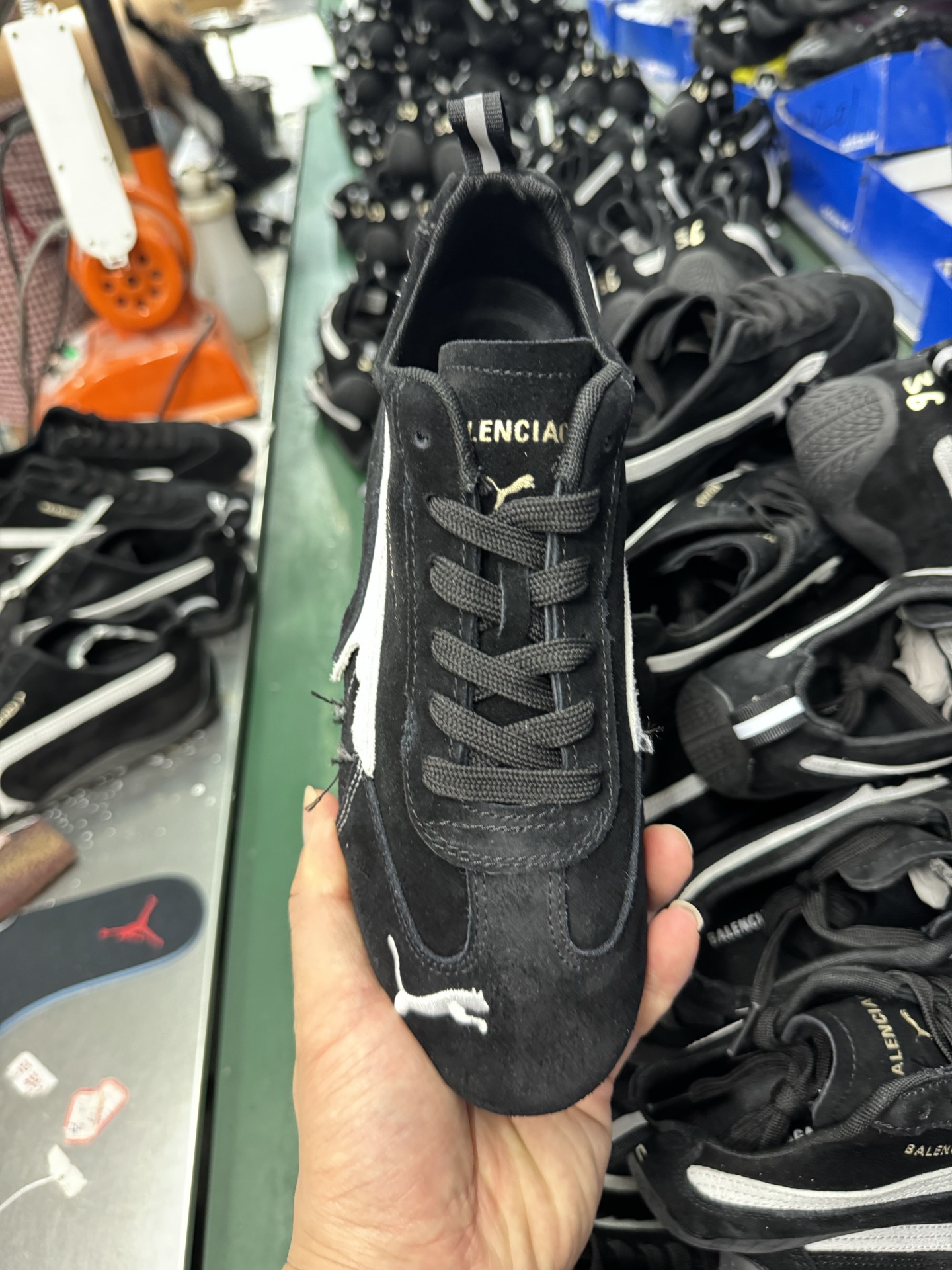 P200B版巴黎联名The Open Product x Puma Speedcat 极速赛车系列彪马低帮生活休闲鞋 406519-02