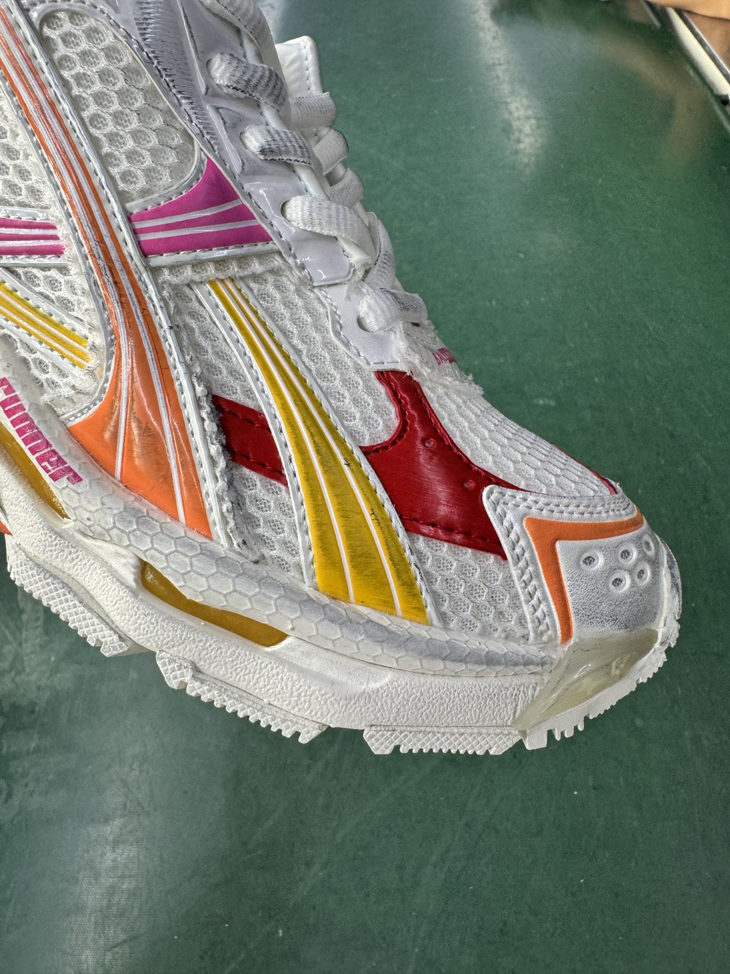 VG版本Balenciaga巴黎世家 Runner 2.0 白橙 772774 W3RMU 9756