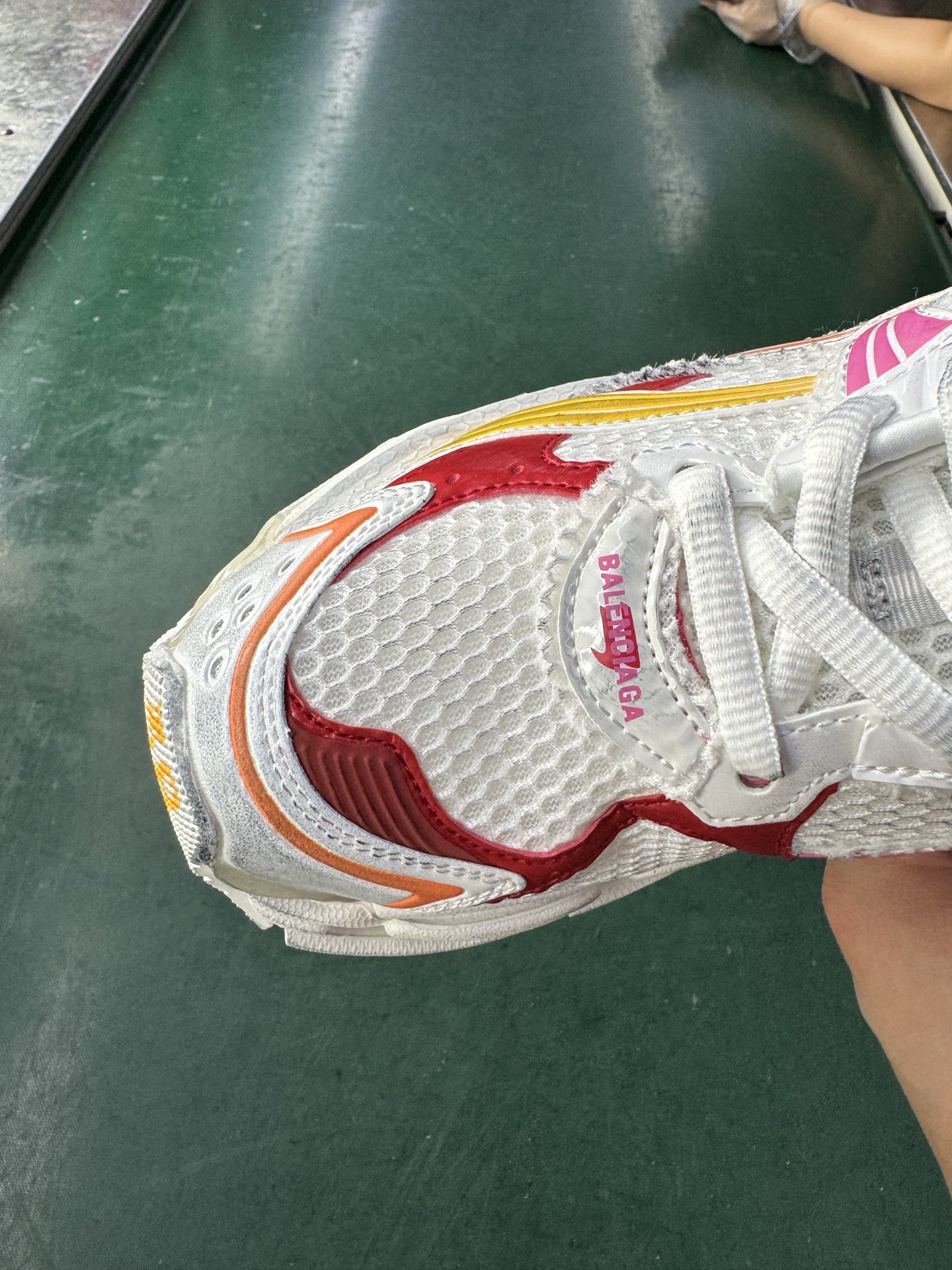 VG版本Balenciaga巴黎世家 Runner 2.0 白橙 772774 W3RMU 9756