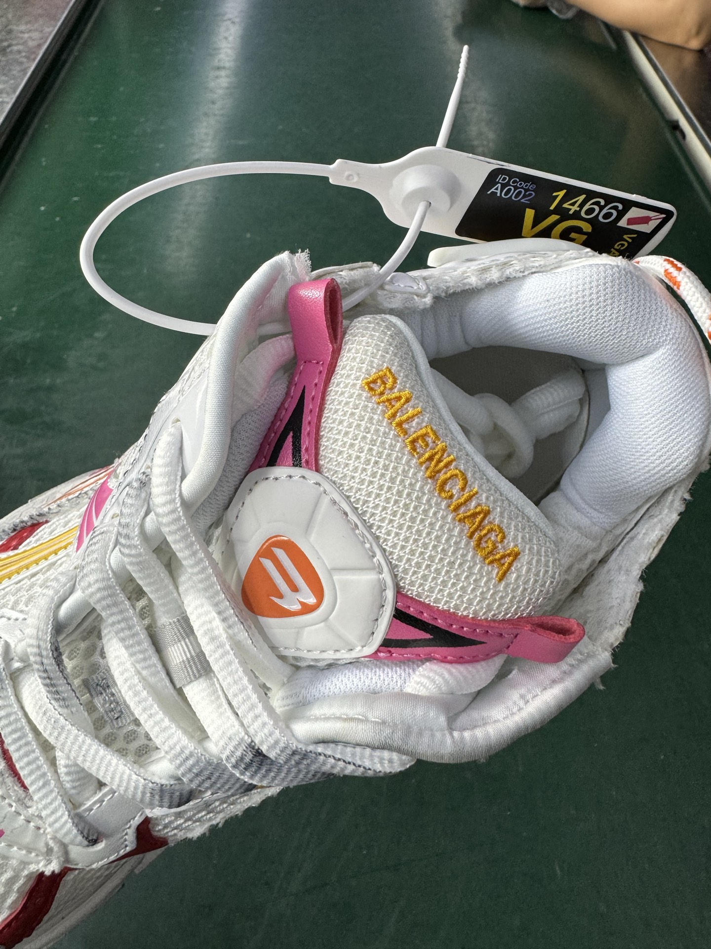 VG版本Balenciaga巴黎世家 Runner 2.0 白橙 772774 W3RMU 9756