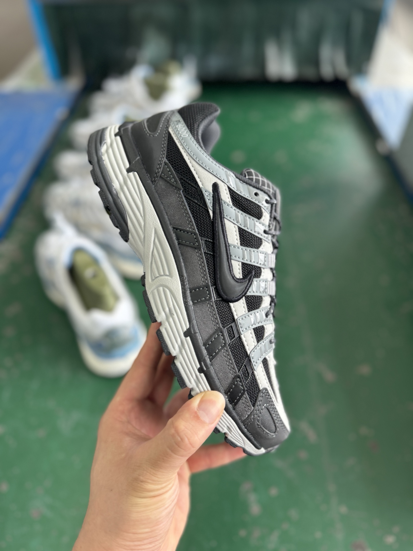 Nike P-6000 Black/Grey Retro Tech Chunky Sneakers HQ3818-001 2 i1753603755721 7095 0 0