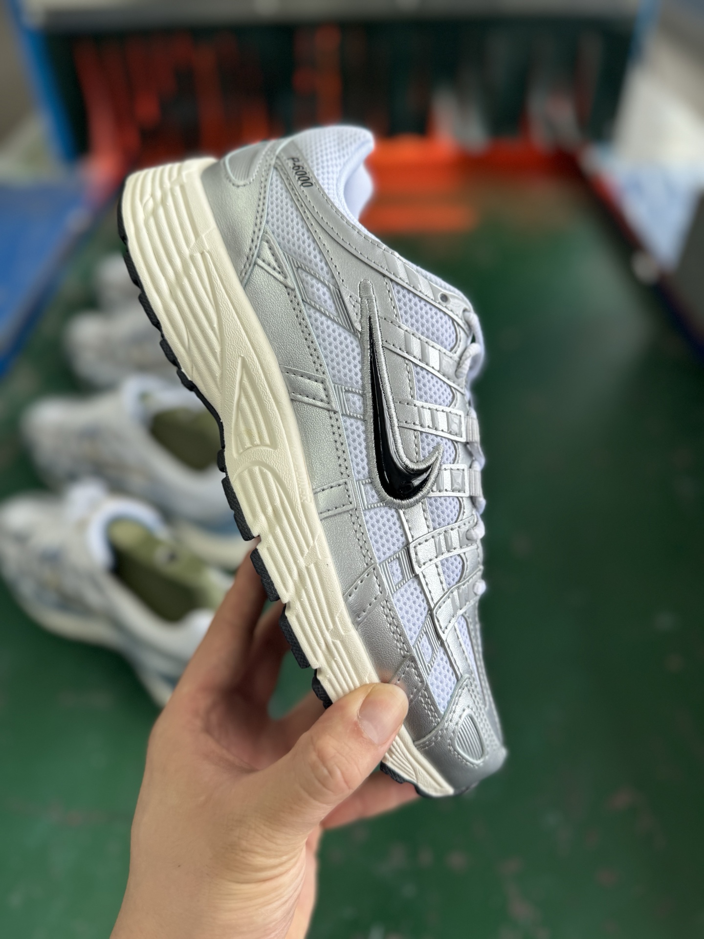Nike P-6000 Silver White Retro Tech Sneakers Inspired by Pegasus 2006 2 i1753604151907 2509 0 0