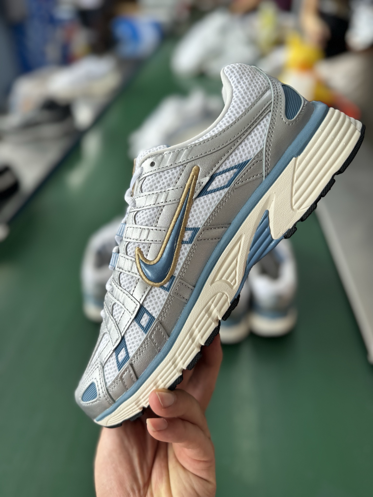 Nike P-6000 Silver White Retro Sneakers Inspired by Pegasus 25 & 2006 3 i1753604665340 7870 0 2