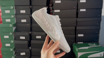 The Open Product x Puma Speedcat White Silver Low-Top Lifestyle Casual Shoe
