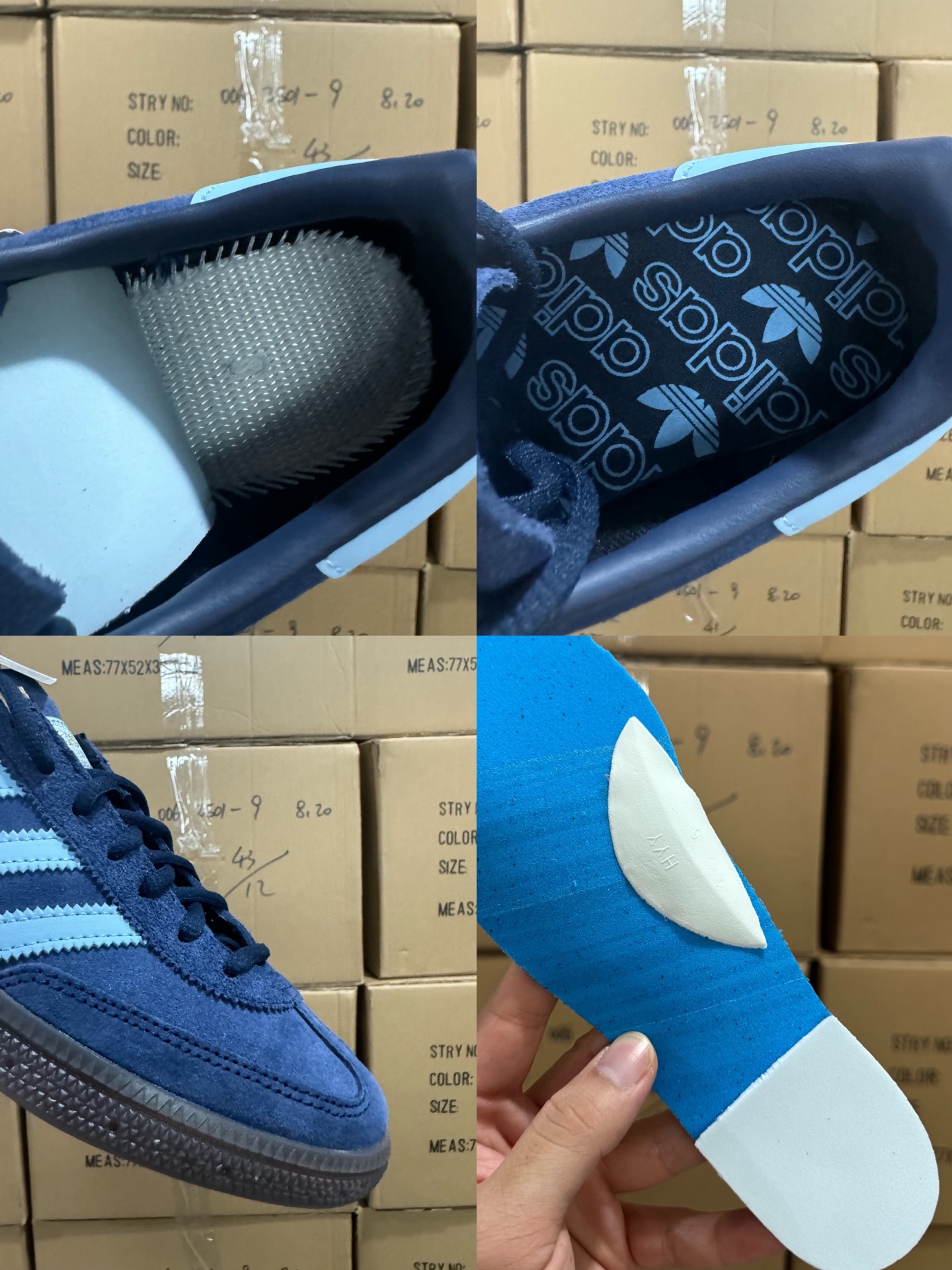 Adidas Handball Spezial Blue Suede Sneakers Original Quality, Comfortable Handball Shoes 10 i1755677043252 6588 0 8