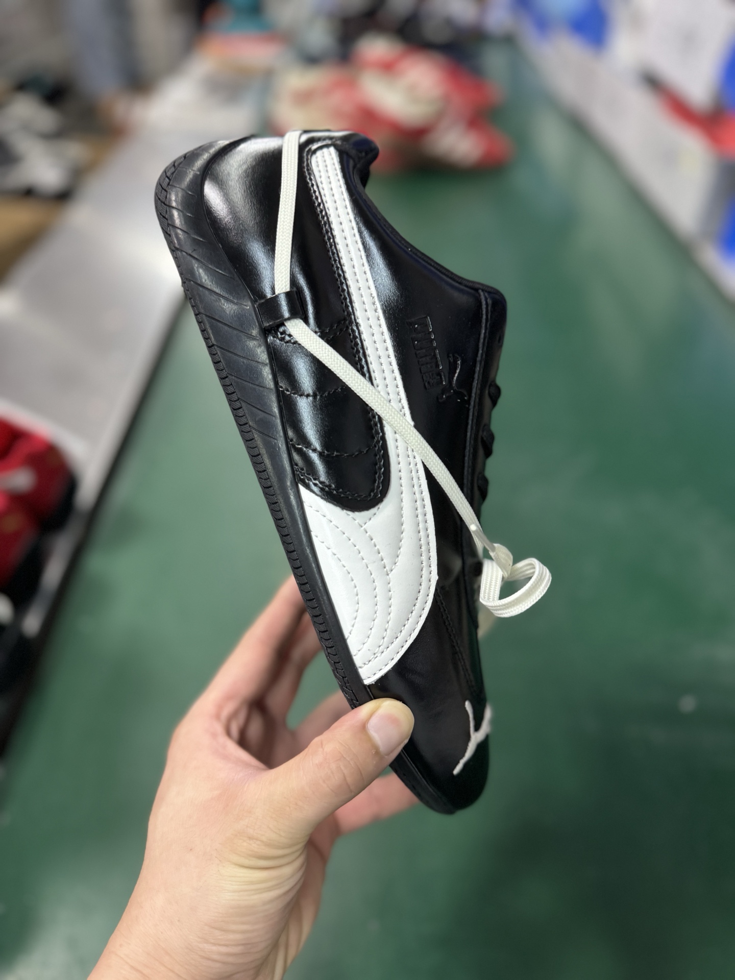 Puma x Rose Speedcat Low-Top Sneakers - Black & White - Style 404391-01 1 i1757321237227 9136 0 0