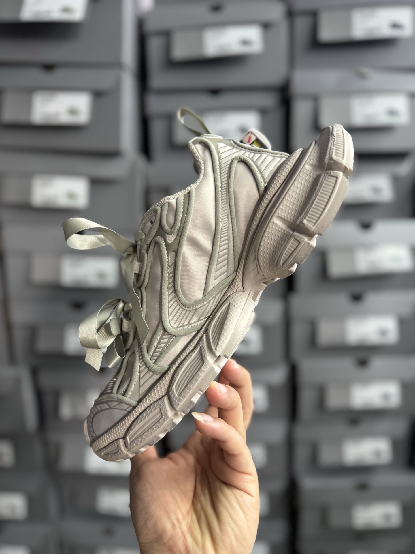 P400VG版本Balenciaga 3XL Satin Bows 巴黎世家十代潮流跑鞋 W3XSB-Chinese UA Cheap High Quatity Brand Clothes Bags handbags Sneakers wholesale wholesaler seller from China Factory suppliers Fashion Clothing Shoes best Quality Beautiful Price P400VG版本Balenciaga 3XL Satin Bows 巴黎世家十代潮流跑鞋 W3XSB