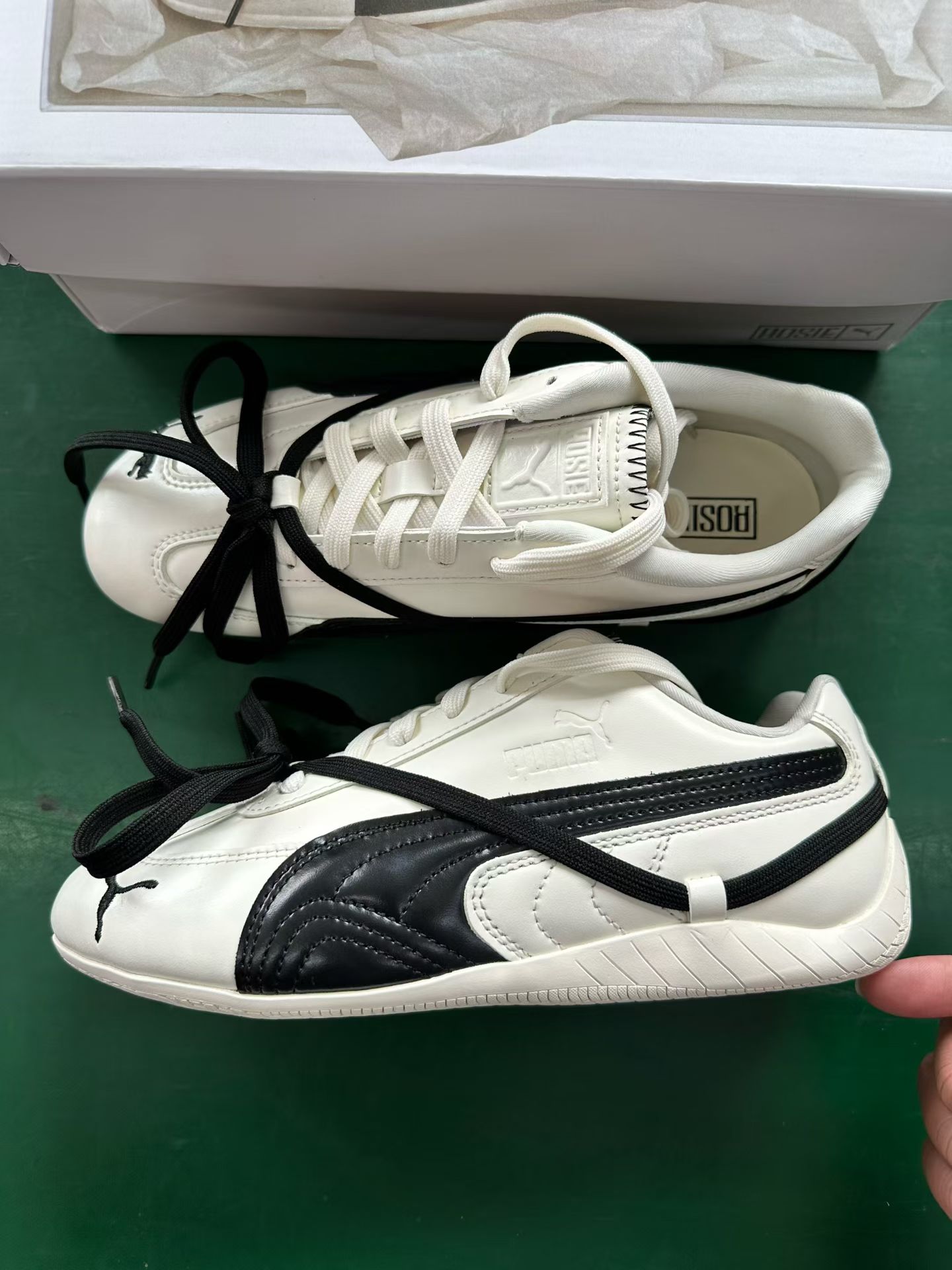 Rosé x PUMA彪马 Speedcat 系列 情侣薄底赛车德训双鞋 404390-01