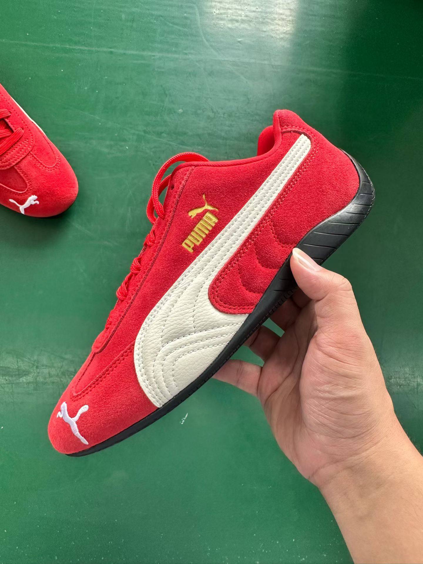 PUMA Speedcat China Edition: Red Leather Sneakers Size 35.5-45 (406329-02) 3 a1759040909685 3334