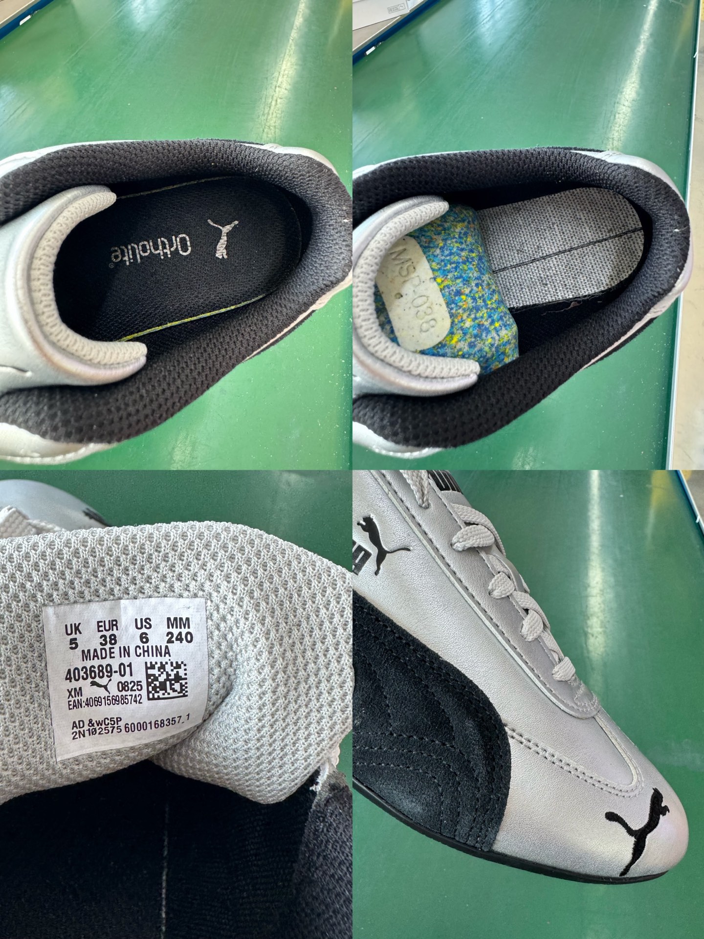 CS版本PUMA 赛车鞋 PUMA彪马 Speedcat 系列 黑银 403689-01 CS版本PUMA 赛车鞋 PUMA彪马 Speedcat 系列 黑银 403689-01