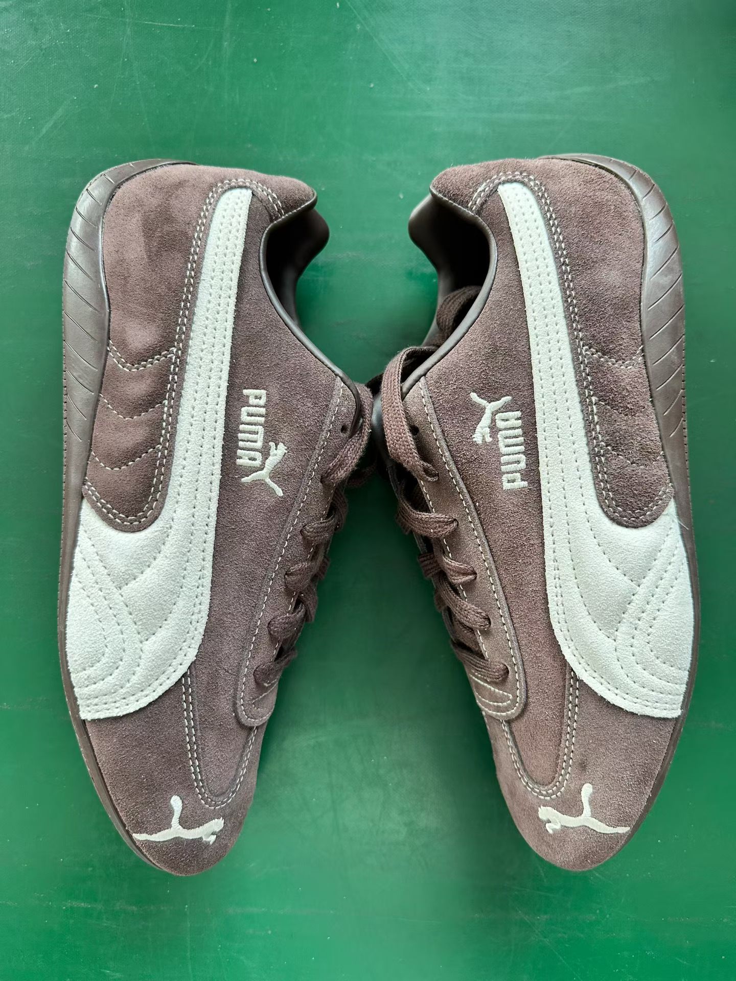 PUMA Speedcat TTF Unisex Sneakers - Classic Suede Design, Brown Color 9 a1759901803380 2021
