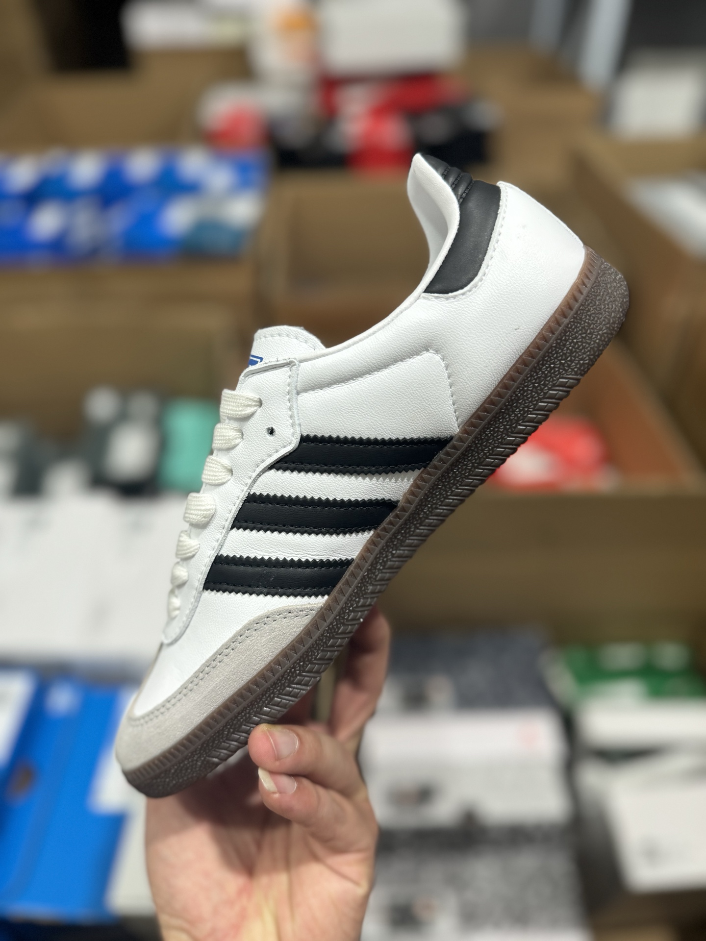 AD Original Samba OG Retro Classic Lightweight Sneakers - White/Black 4 i1760629838128 5322 0 2