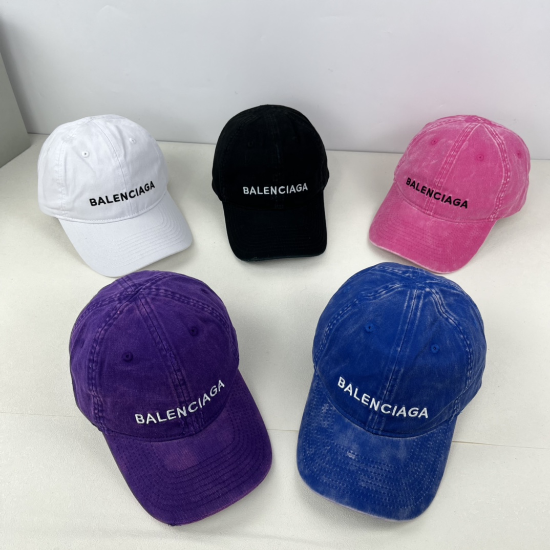 Adulto, BALENCIAGA gorra de béisbol con logo bordado en tejido lavado 🧢 gama de colores muy chula, tanto hombres como …