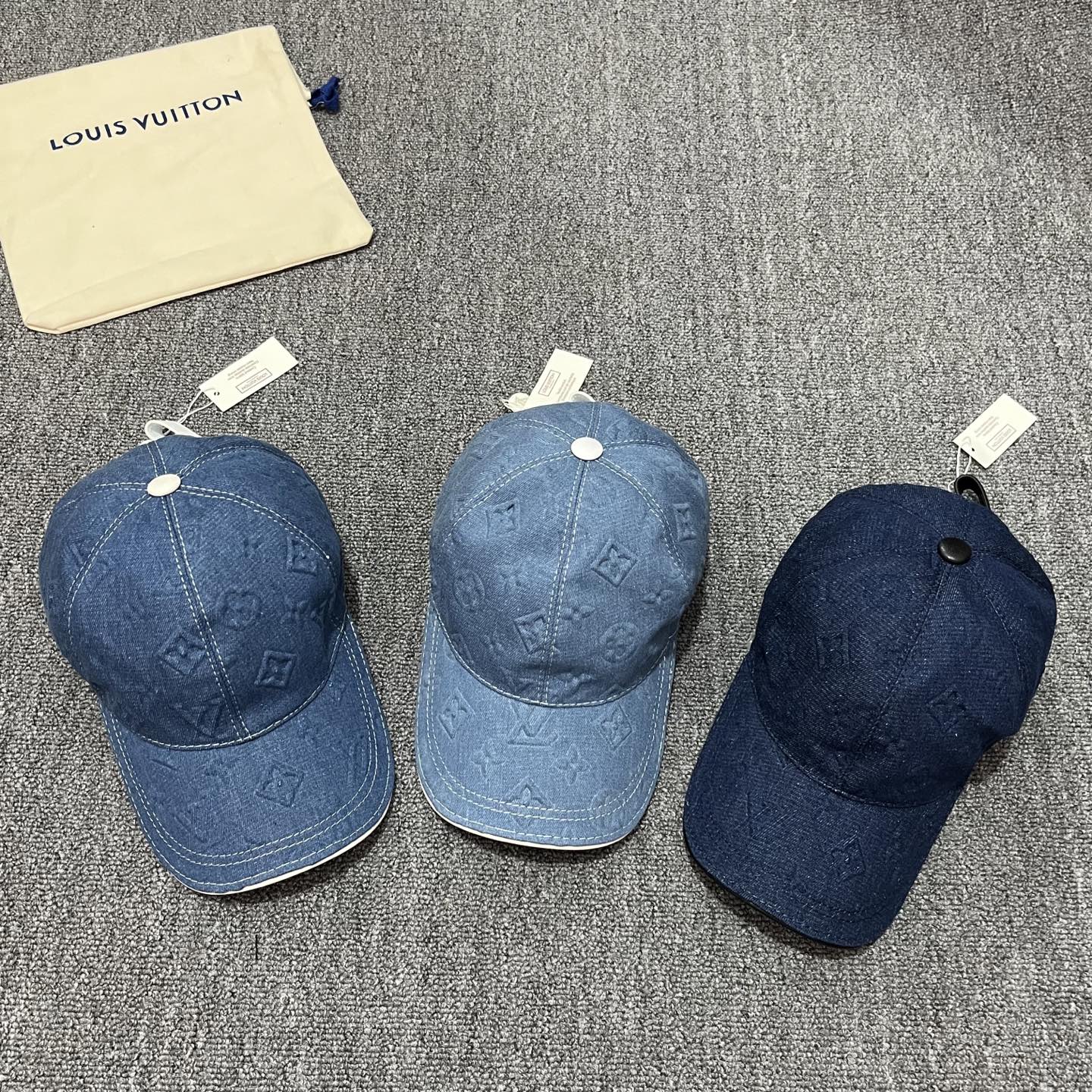 Adulto, gorra de béisbol LV Louis Vuitton nuevo estilo original, molde 1:1 hecho a medida, lona original ~ ¡ligera y tr…