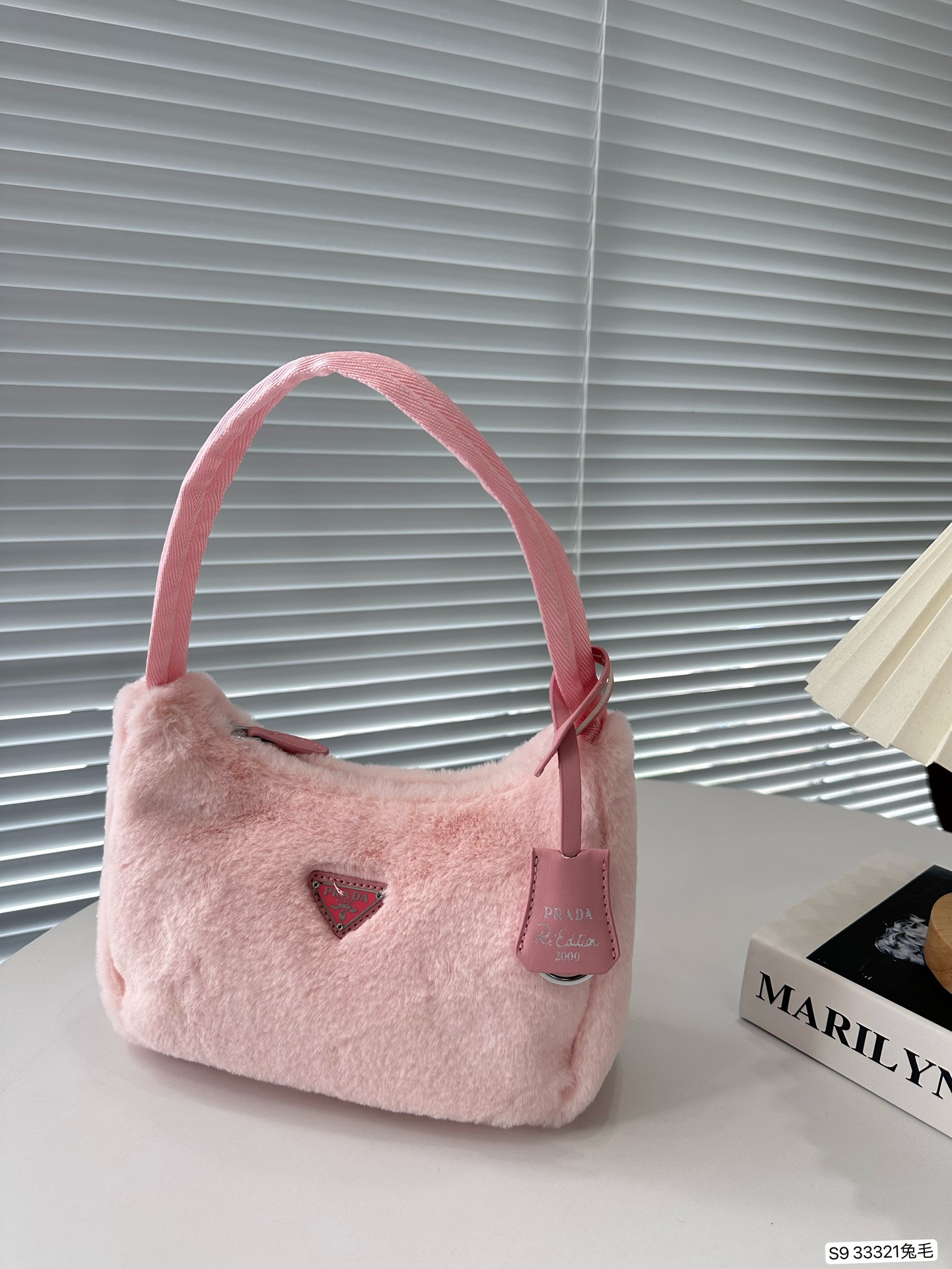 Prada Crossbody & Shoulder Bags High-End Designer
 Pink Lambswool Underarm