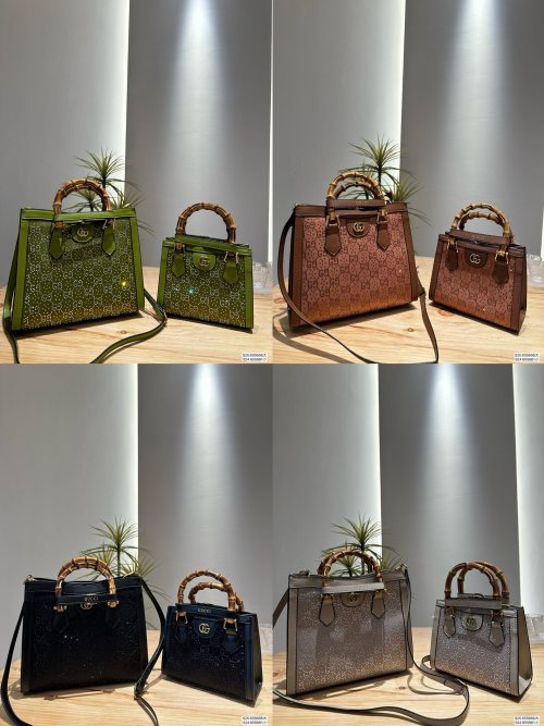 Gucci Diana Rhinestone Embellished Bamboo Top Handle Tote Bag 1 Gucci Diana Rhinestone Embellished Bamboo Top Handle Tote Bag