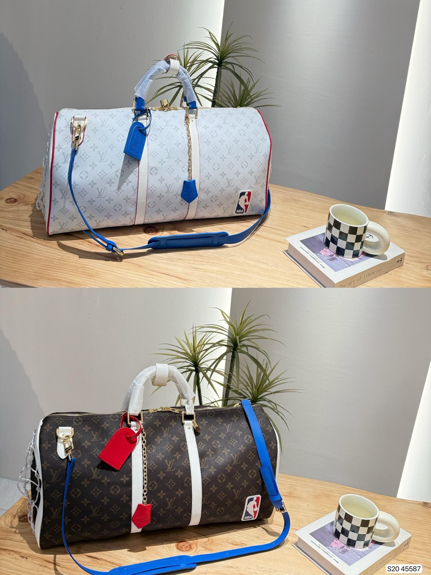 P150 LV Nuova borsa da viaggio Keepall per la primavera e l’estate Una borsa da viaggio bella e facile da trasportare. Un’esplosione alla moda. Design classico, maestosa e bella. Realizzata in pelle originale, super spessa e resistente. resistente/durevole. Hardware originale con logo. Capacità extra grande. Perfetto per contenere vestiti/scarpe, sta benissimo sia portato a mano che a spalla. Misura: 55 27 Articolo n. 45587