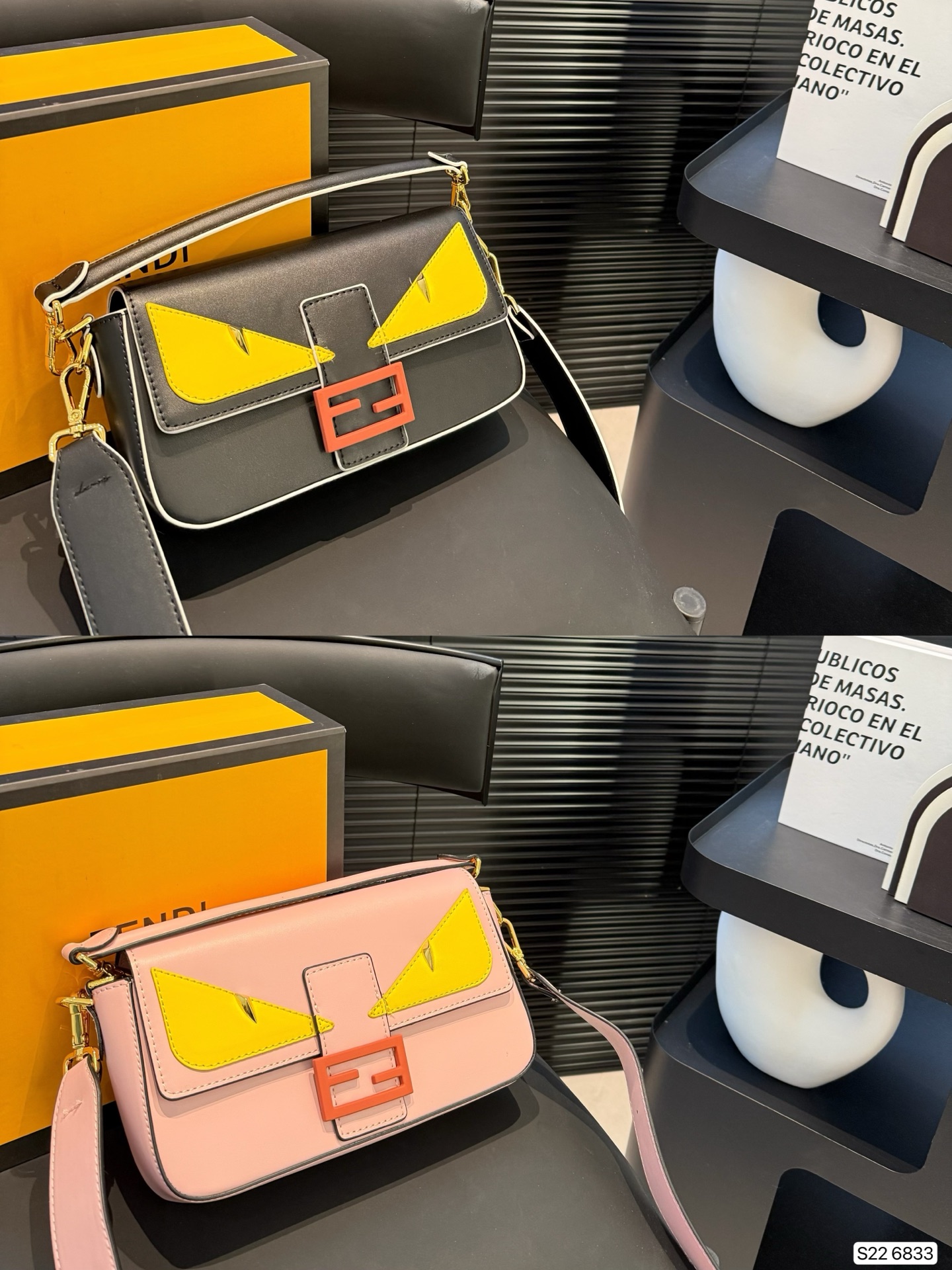 P160 Folding Box Fendi Little Monster Baguette Fendi 2025 Spring Festival Limited Series ha un design unico che aggiunge un colore di moda vivace e audace al mio nuovo anno. L’abbellimento porta l’infinita spazio di immaginazione a questo nuovo anno.