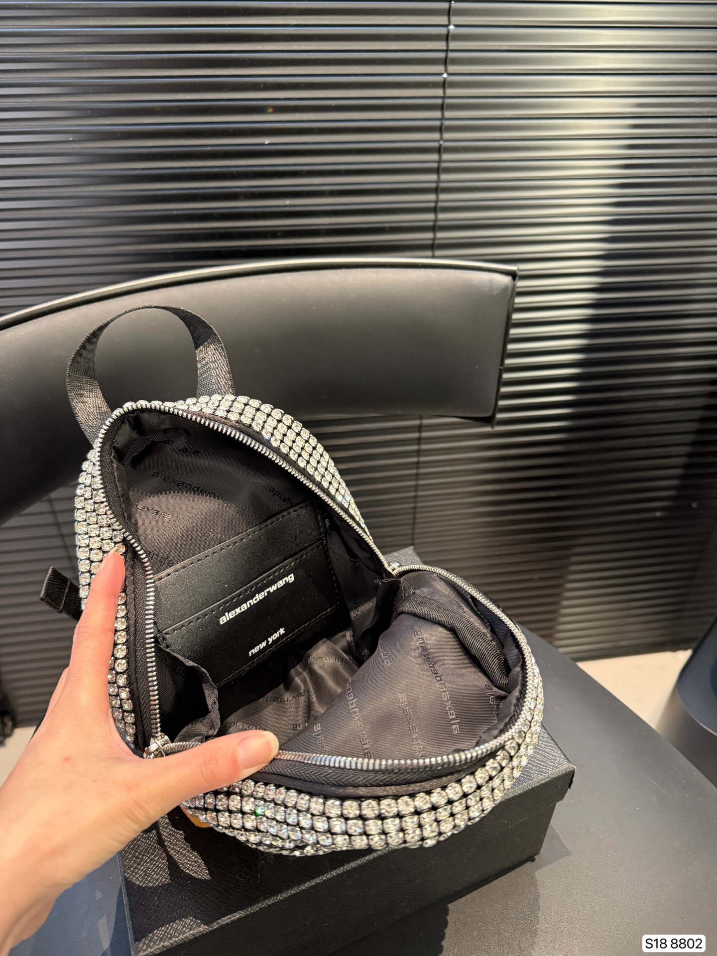 Alexander Wang Crystal Embellished Mini Backpack Evening Bag 10 i1740991628152 3873 0 8
