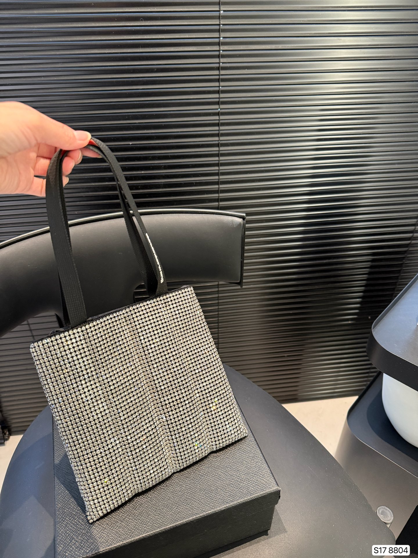 Alexander Wang Crystal Embellished Tote Bag, Shimmering Evening Bag 3 i1740992256289 285 0 1