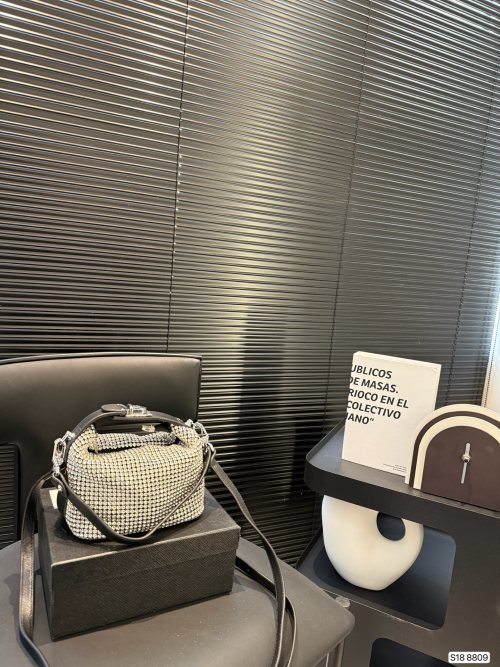 Sac de Soirée Alexander Wang Strass Étincelant - Élégance et Raffinement 1 Sac de Soirée Alexander Wang Strass Étincelant - Élégance et Raffinement