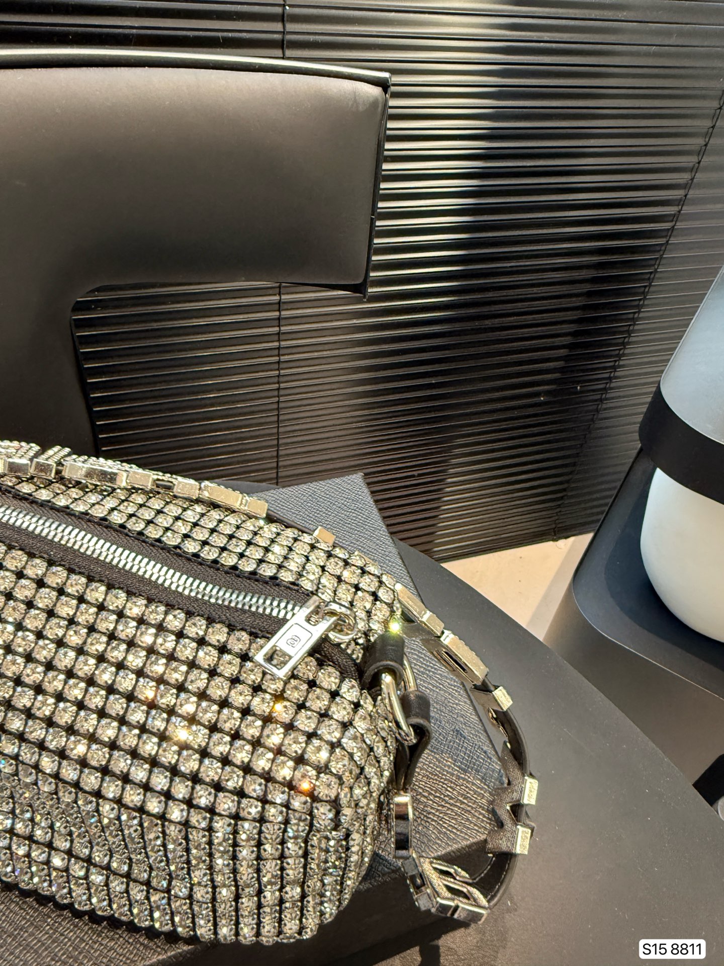 Alexander Wang Rhinestone Evening Bag, Crystal Embellished Party Clutch 8 i1740994406368 2861 0 6