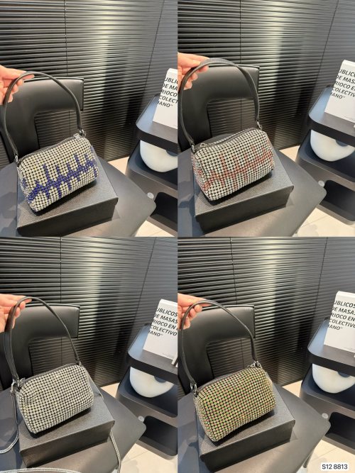 Sparkling Crystal Evening Bag, Elegant Rhinestone Clutch Shoulder Bag 1 Sparkling Crystal Evening Bag, Elegant Rhinestone Clutch Shoulder Bag